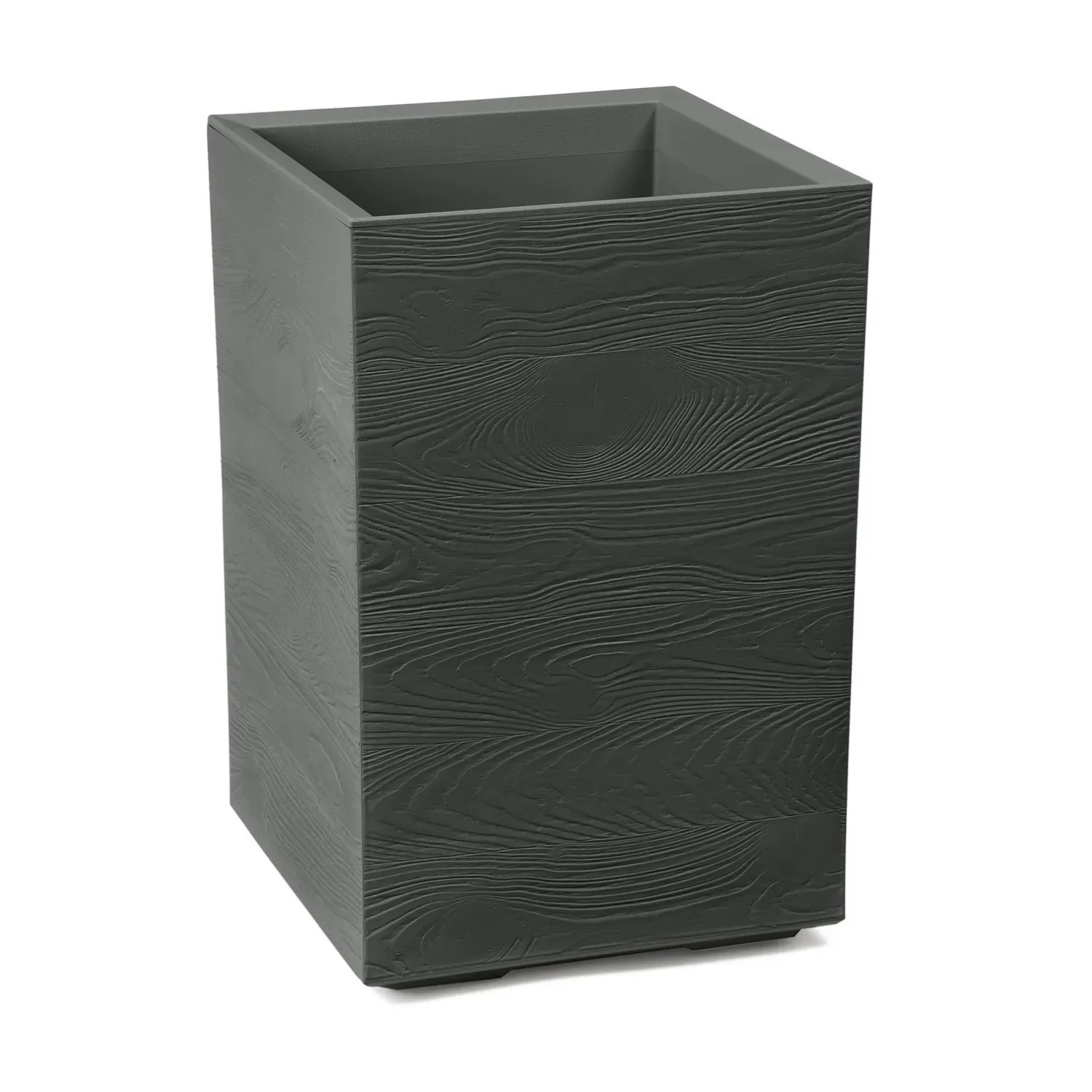 Kwietnik Karo deska antracyt recycled wym. 40x40x60 cm