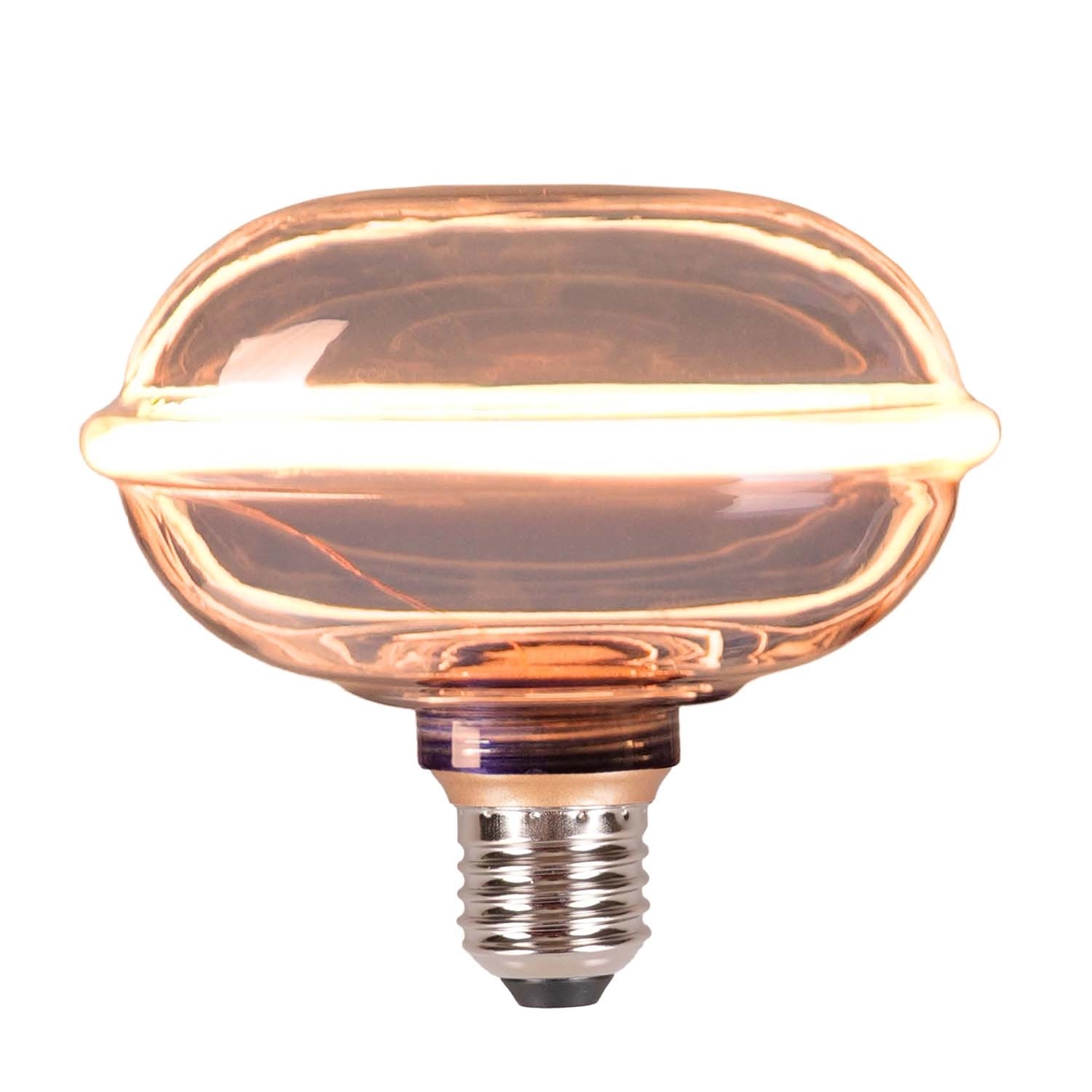 Goldlux Żarówka LED DECO VINTAGE UFO 130 smoky E27 4W 1800K 170lm