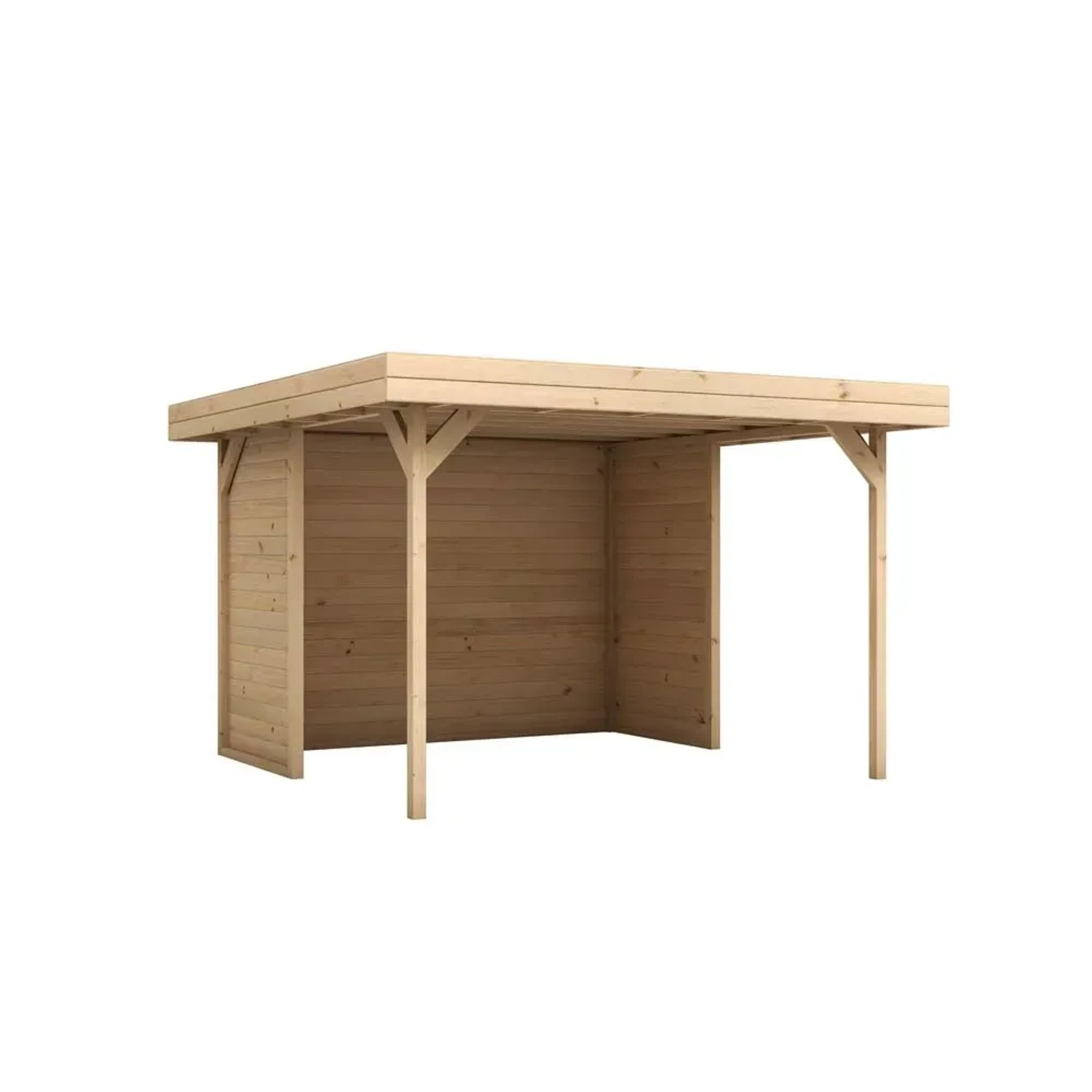 Altana Irga 2 ze ścianą - 350 x 350 cm, wys. 225,5 cm