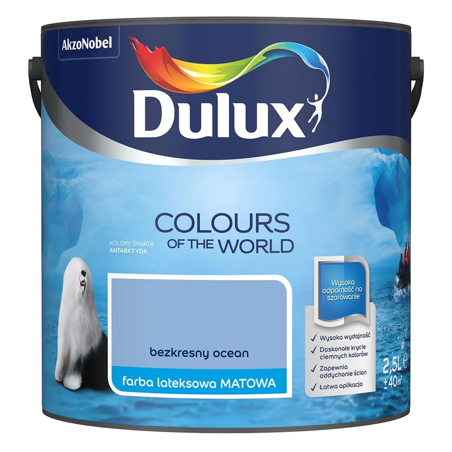 Farba Dulux Kolory Świata bezkresny ocean 2,5 l