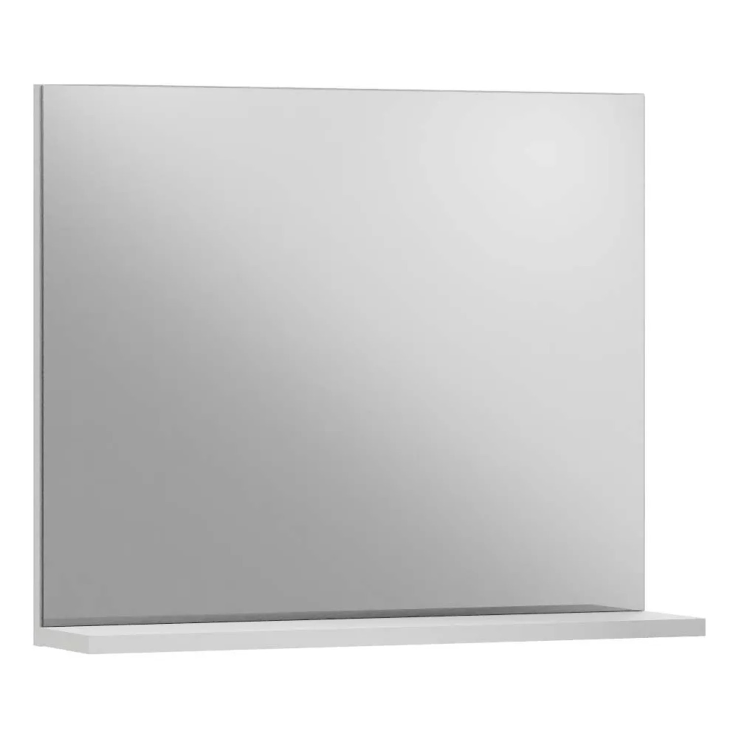 Półka lustrzana Rita 60 x 50 cm biały połysk
