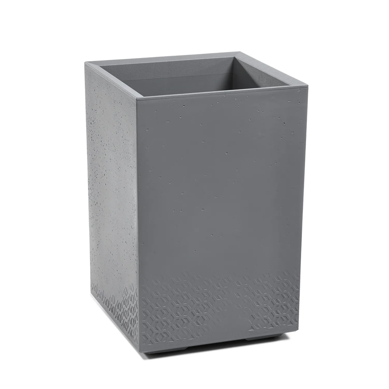 Kwietnik Karo beton szary recycled wym. 40x40x60 cm