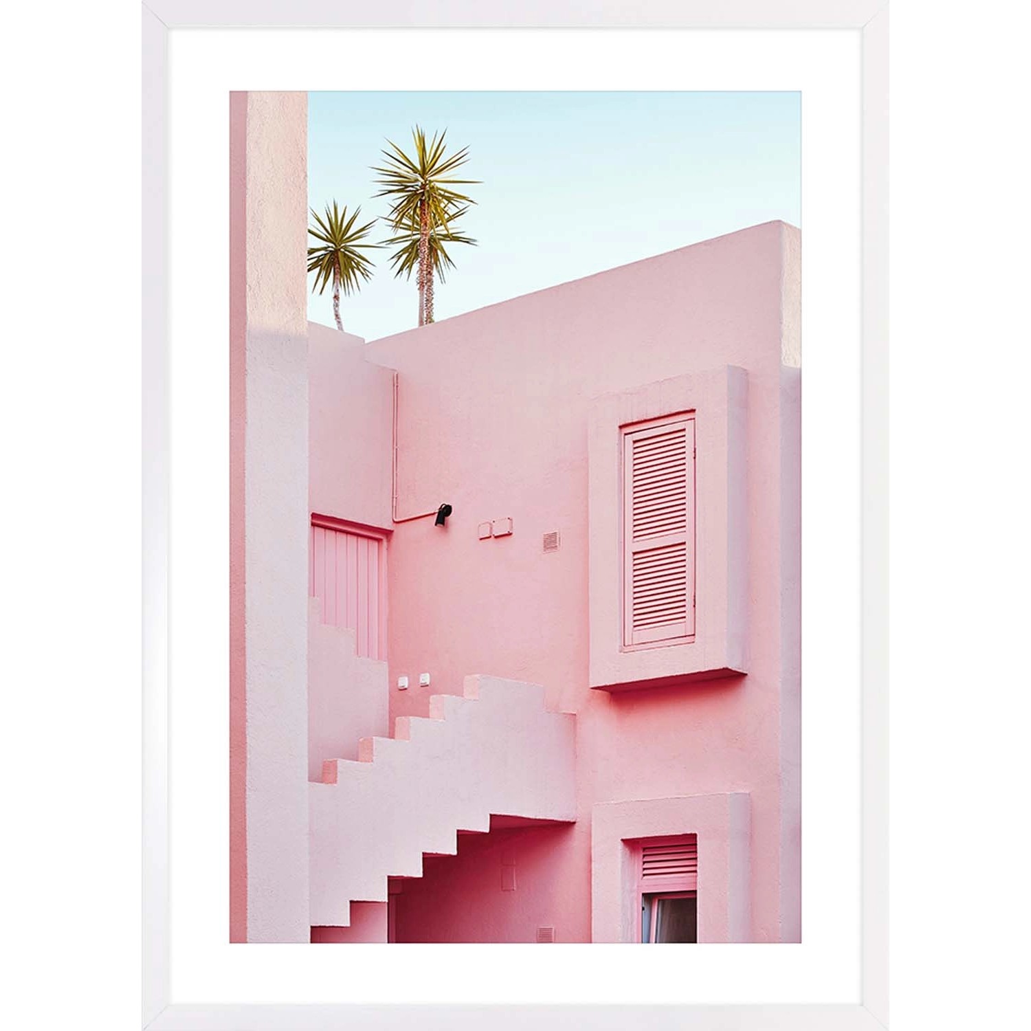 ARS LONGA Obraz BULDING AND PALM 53 x 73 cm