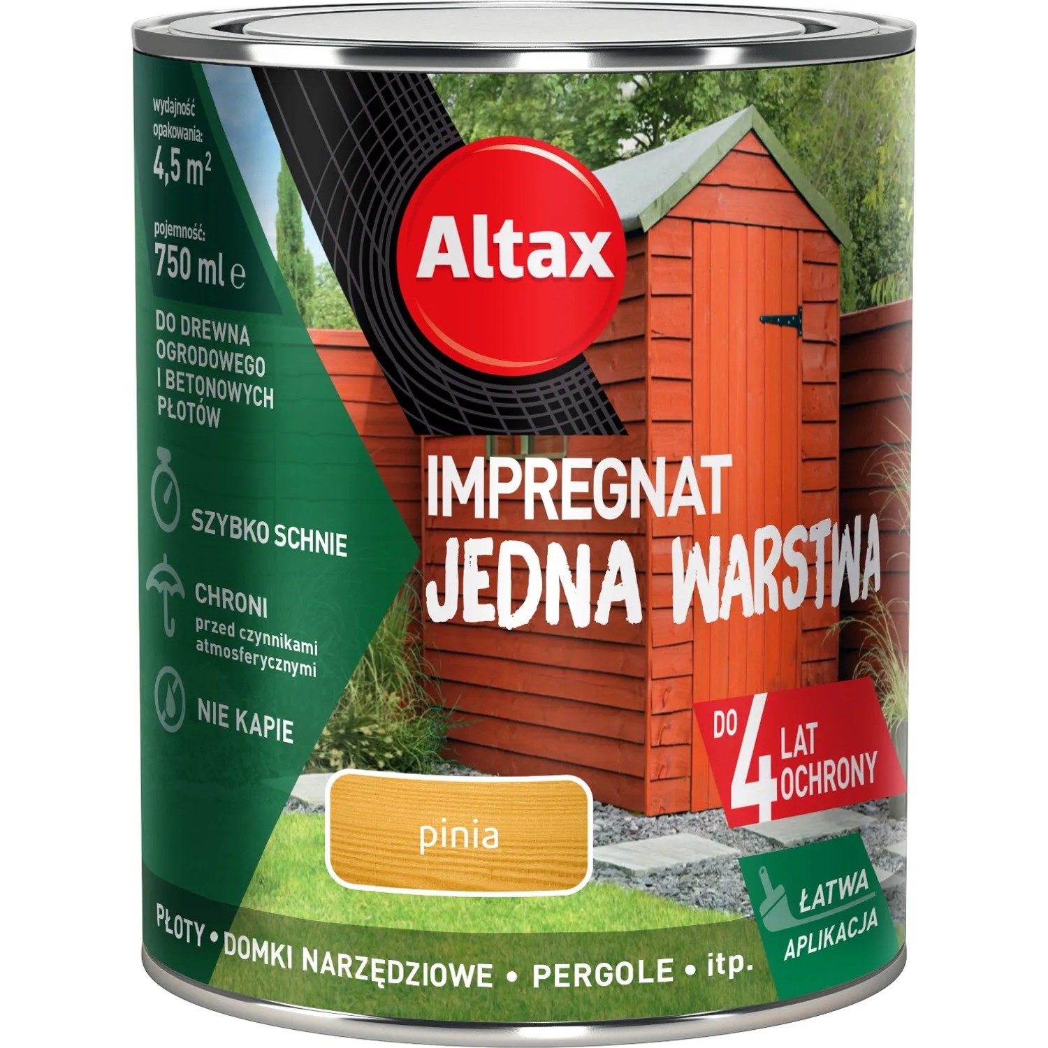 Altax Impregnat jedna warstwa pinia - 0,75L