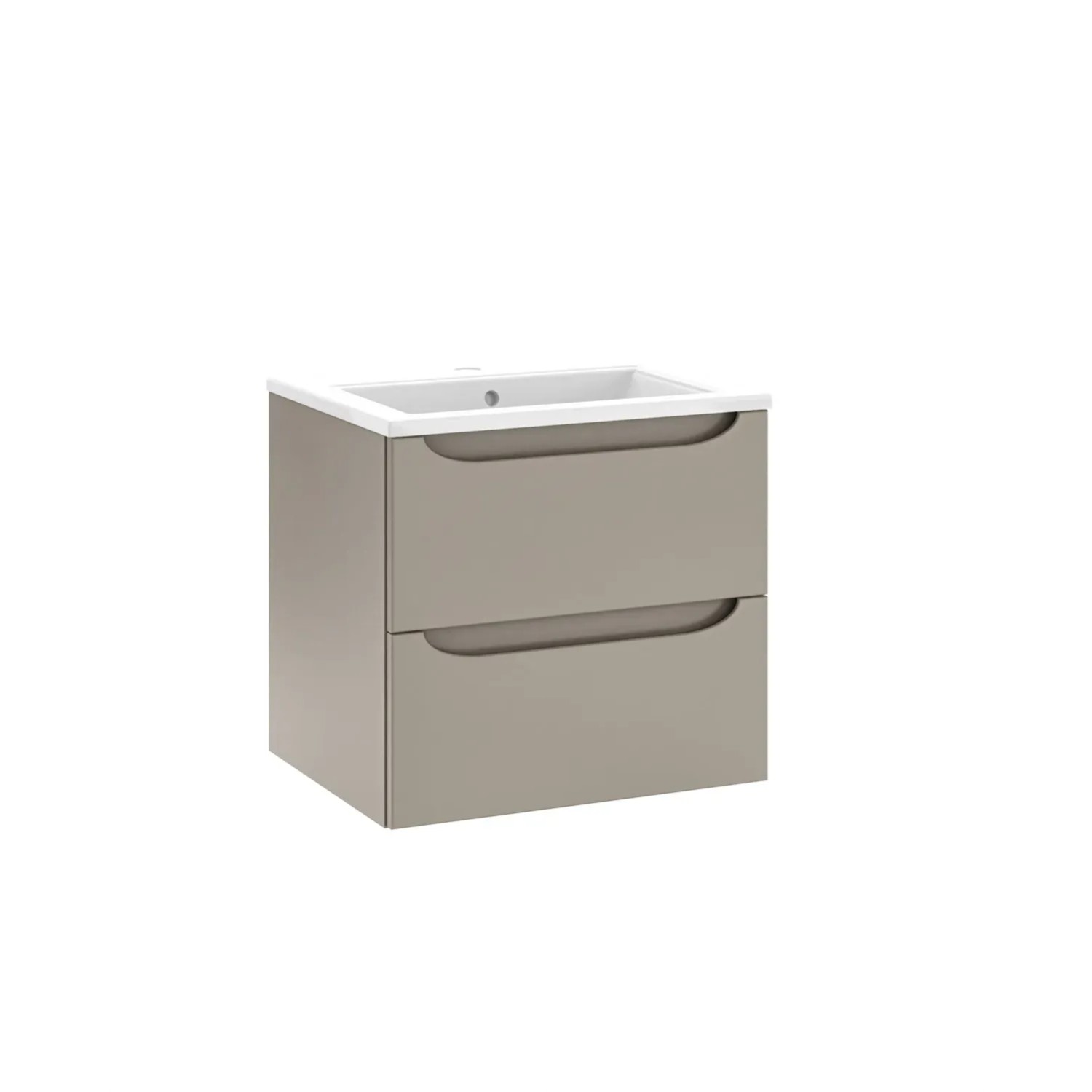 Mirano Zestaw szafka z umywalką Selvia Taupe 50 cm