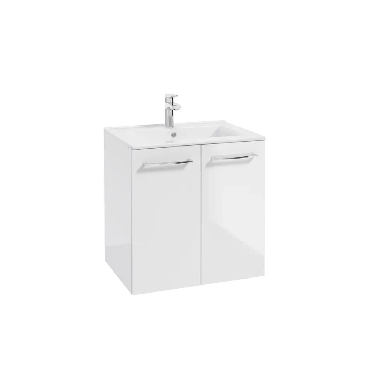 Defra Szafka Metro 2-drzwiowa podumywalkowa biała 60x45cm