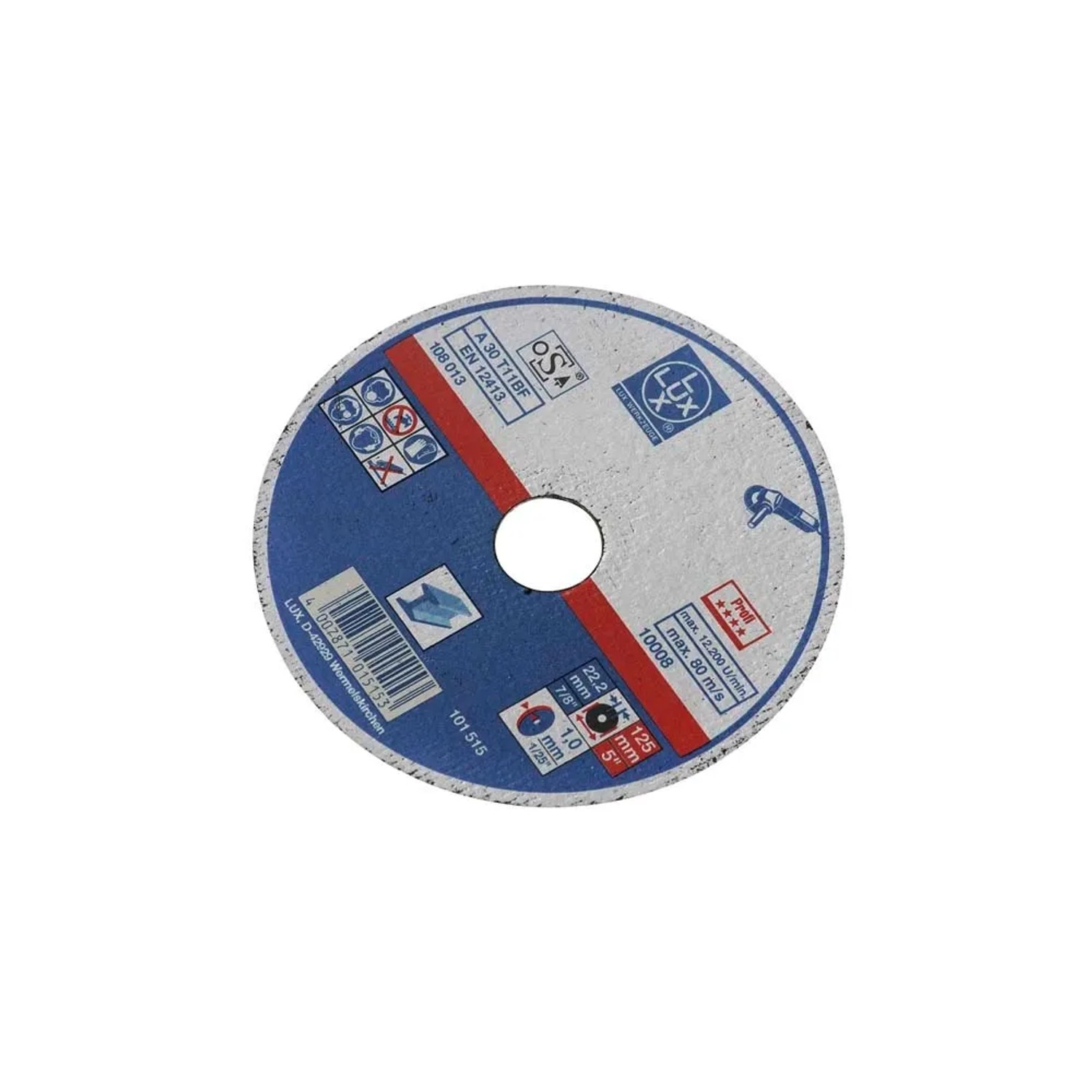 LUX-TOOLS Tarcza do cięcia metalu 125 mm