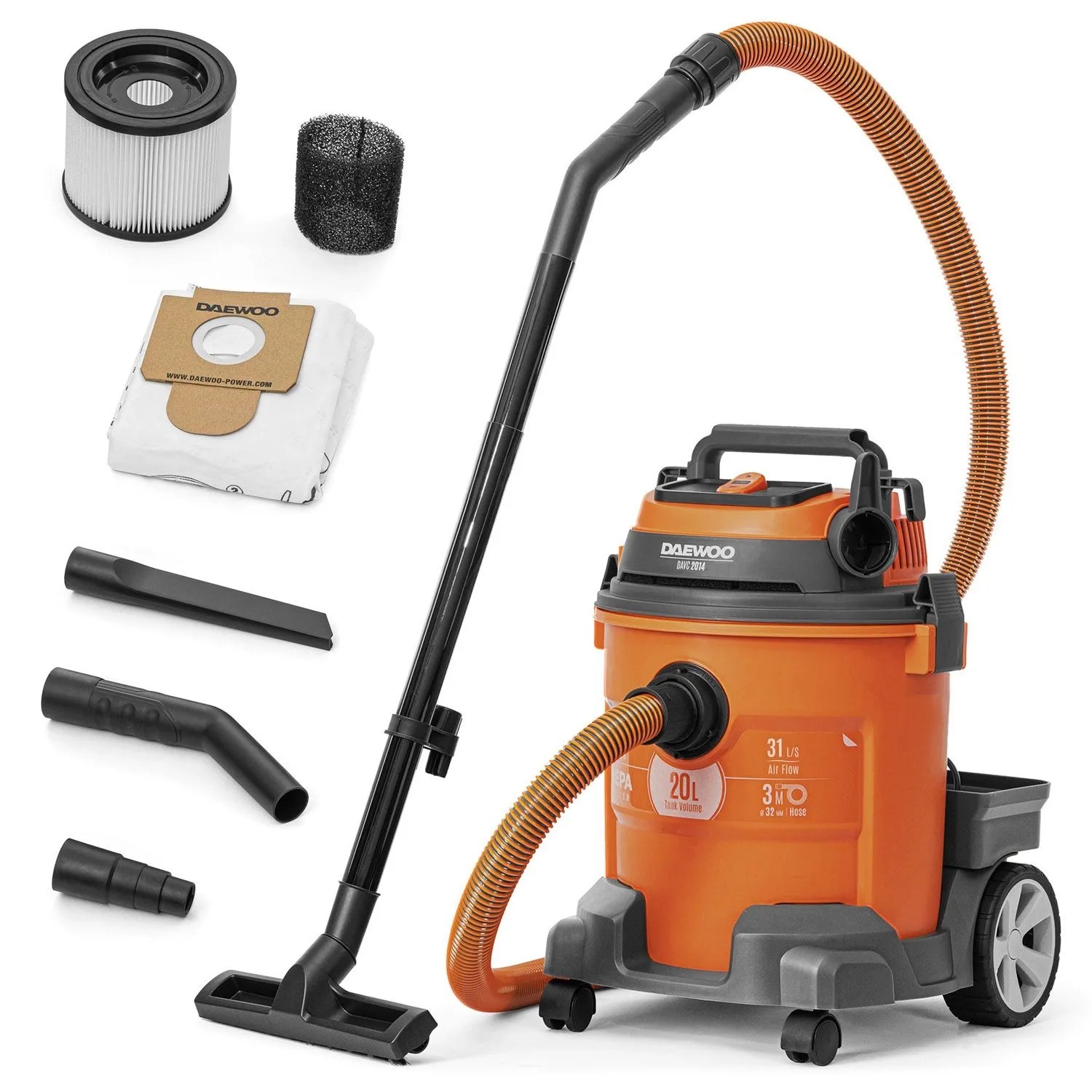 DAEWOO Odkurzacz uniwersalny DAVC 2014 1400W