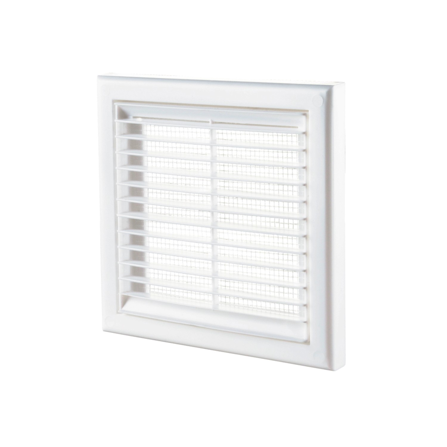 Vents kratka wentylacyjna 154 mm x 154 mm x śr. 100 mm biała