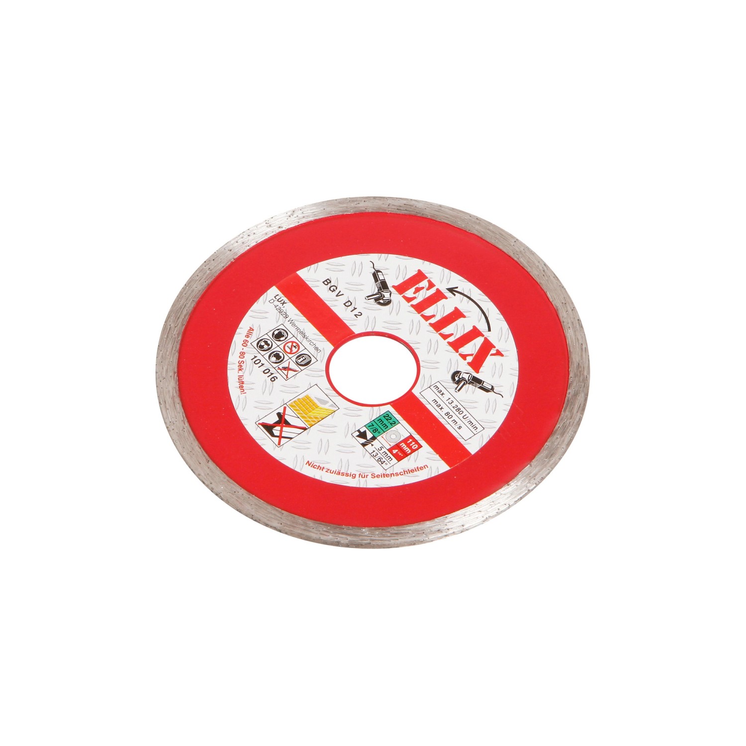 Ellix Tarcza diamentowa do cięcia glazury 110 mm