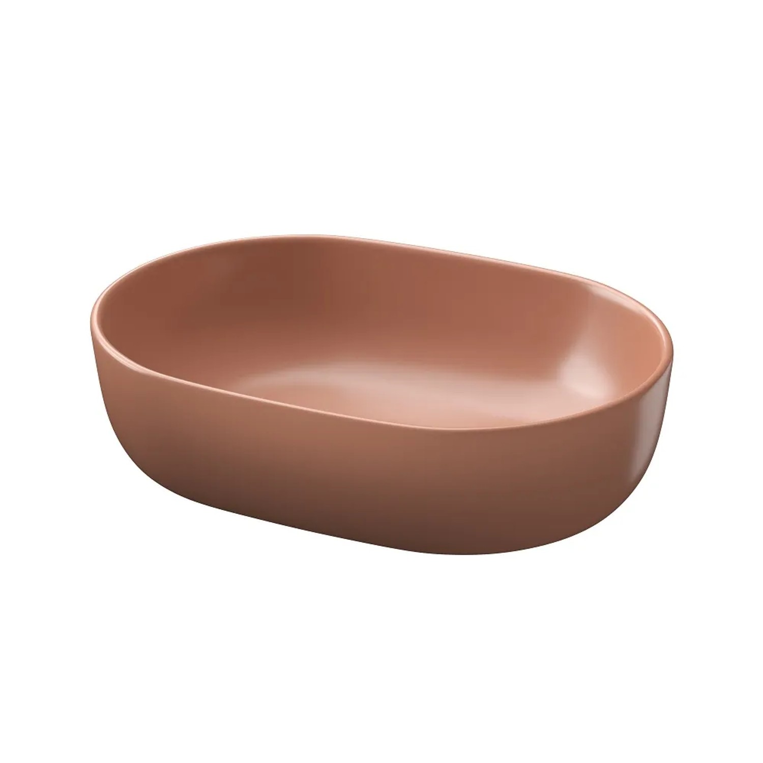 Cersanit Umywalka Moduo 50 nablatowa ceramiczna ceglana