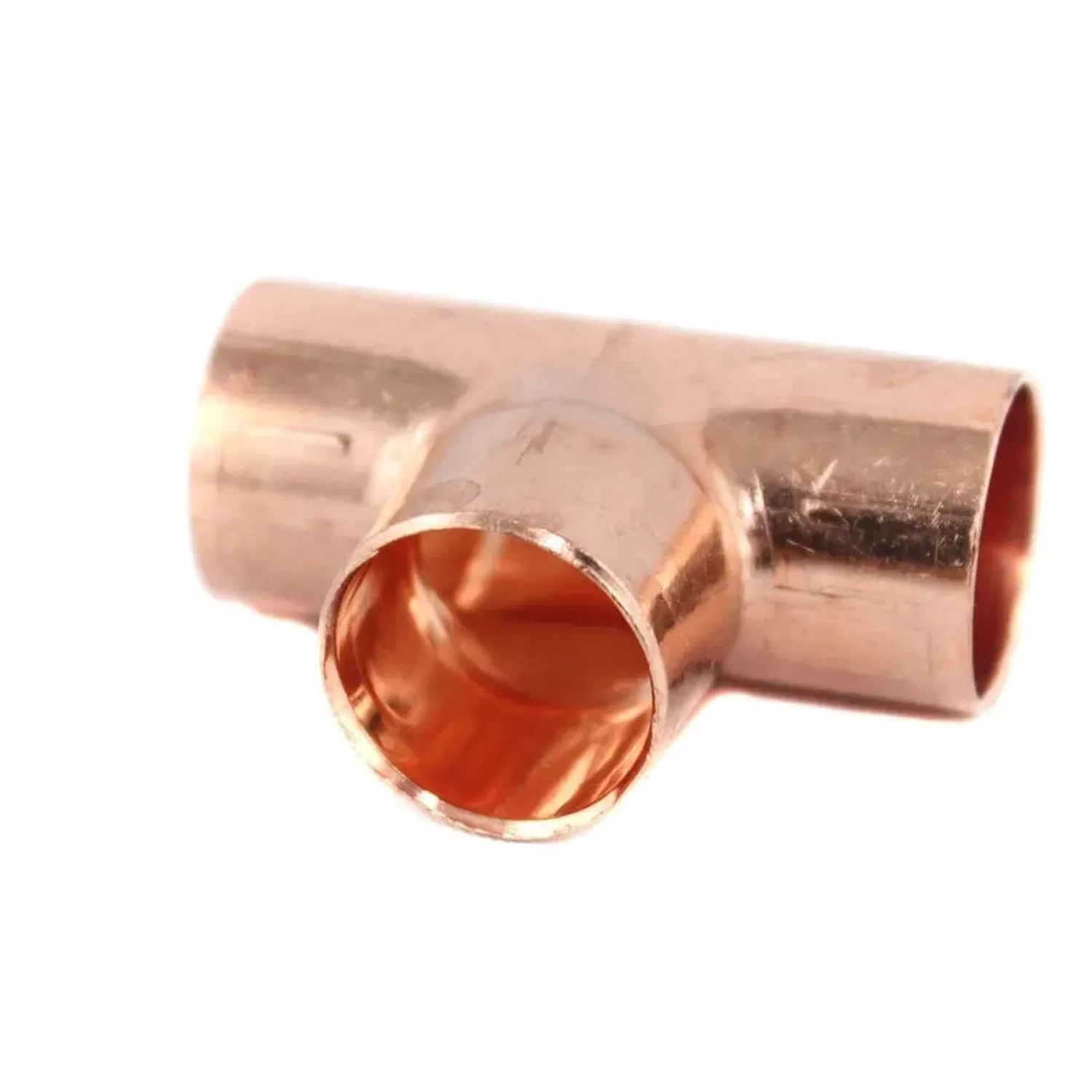 Trójnik 28mm LW/LW/LW miedziany