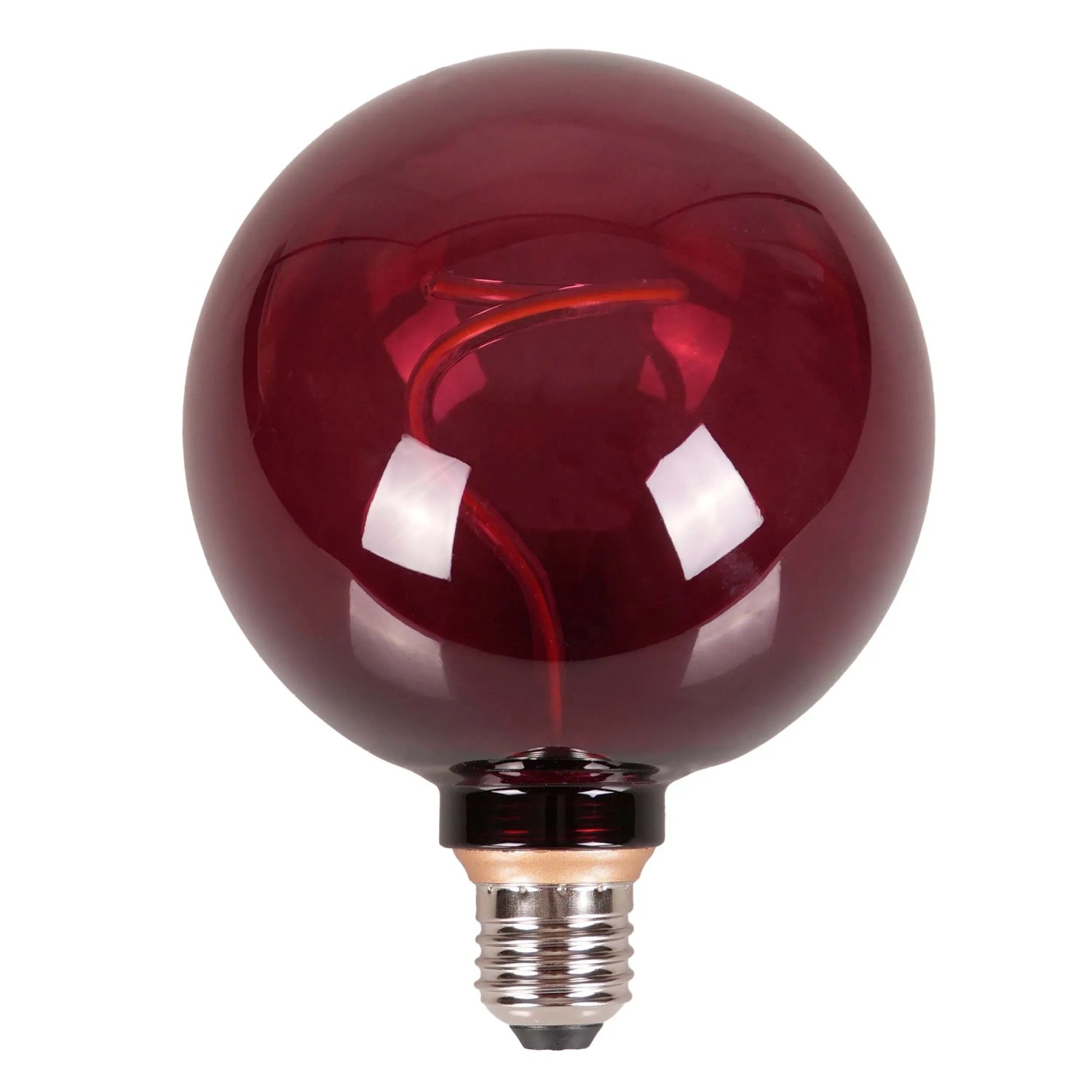 Goldlux Żarówka LED deco G125 red wine E27 4W 1800K 60lm