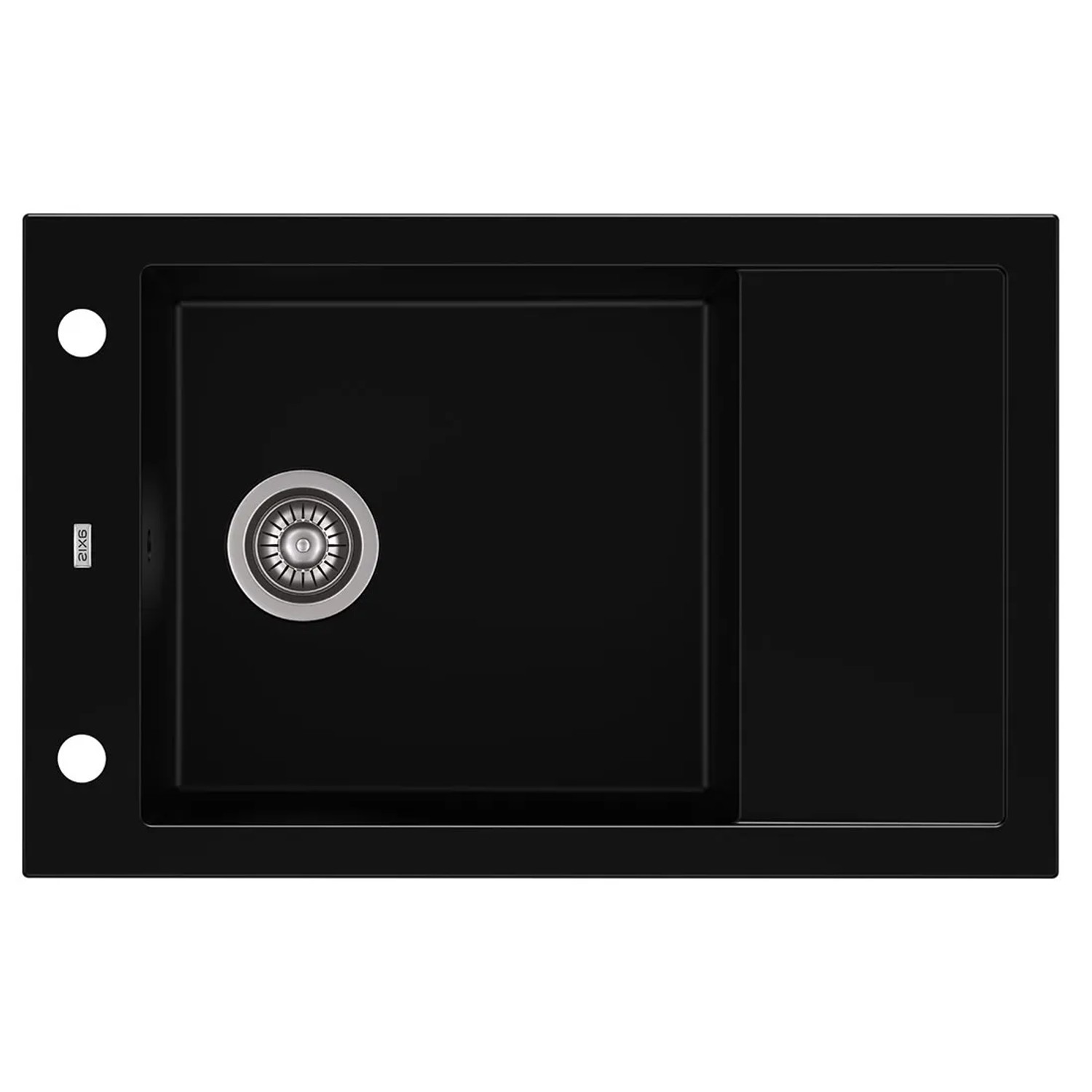 Zlewozmywak A-Point 4 1-kom. czarny 78x50 cm