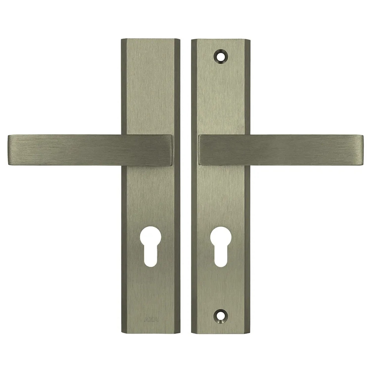 Klamka do drzwi zewnętrznych Haga tytan