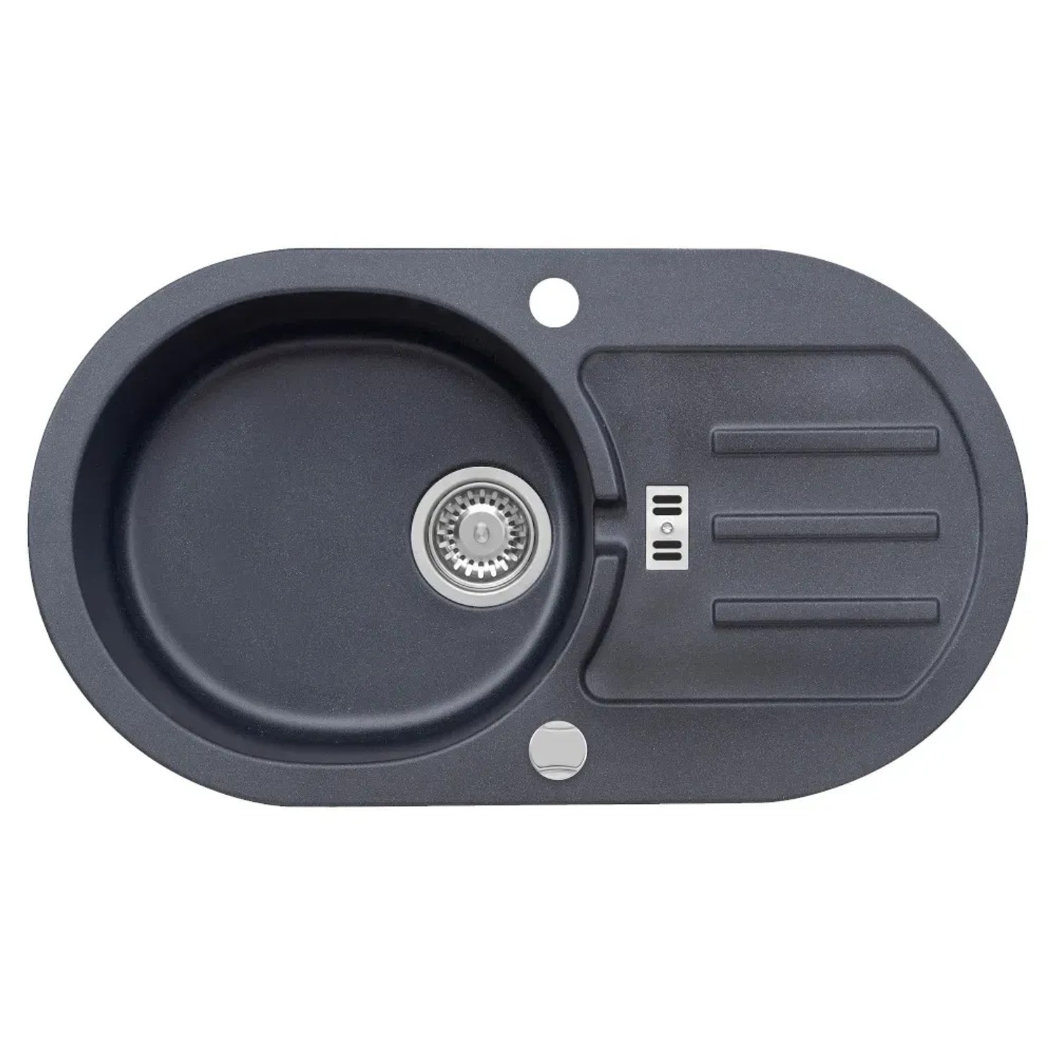 Zlewozmywak Malibu 3 1-kom. night glow 77x43 cm