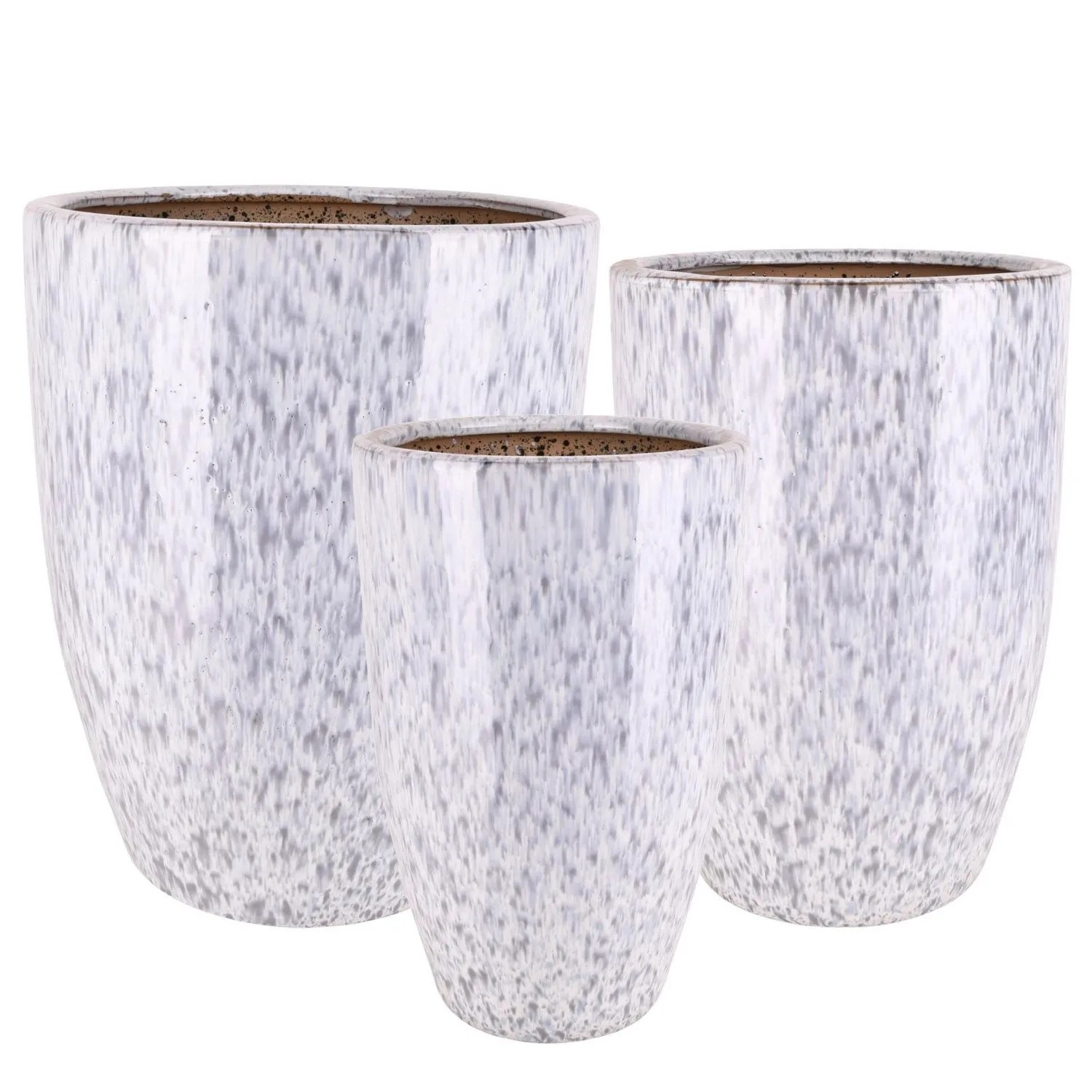 Donice Dijon marmur komplet 3 szt.