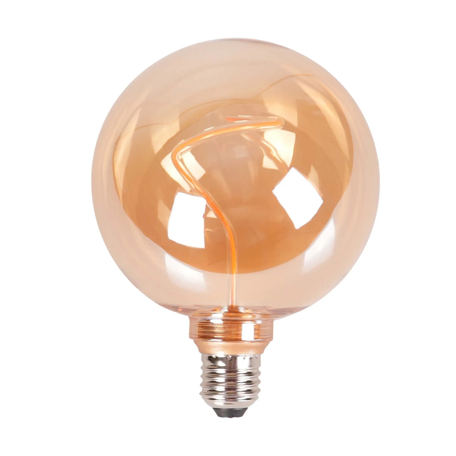 Goldlux Żarówka LED deco G125 amber E27 4W 1800K 230lm