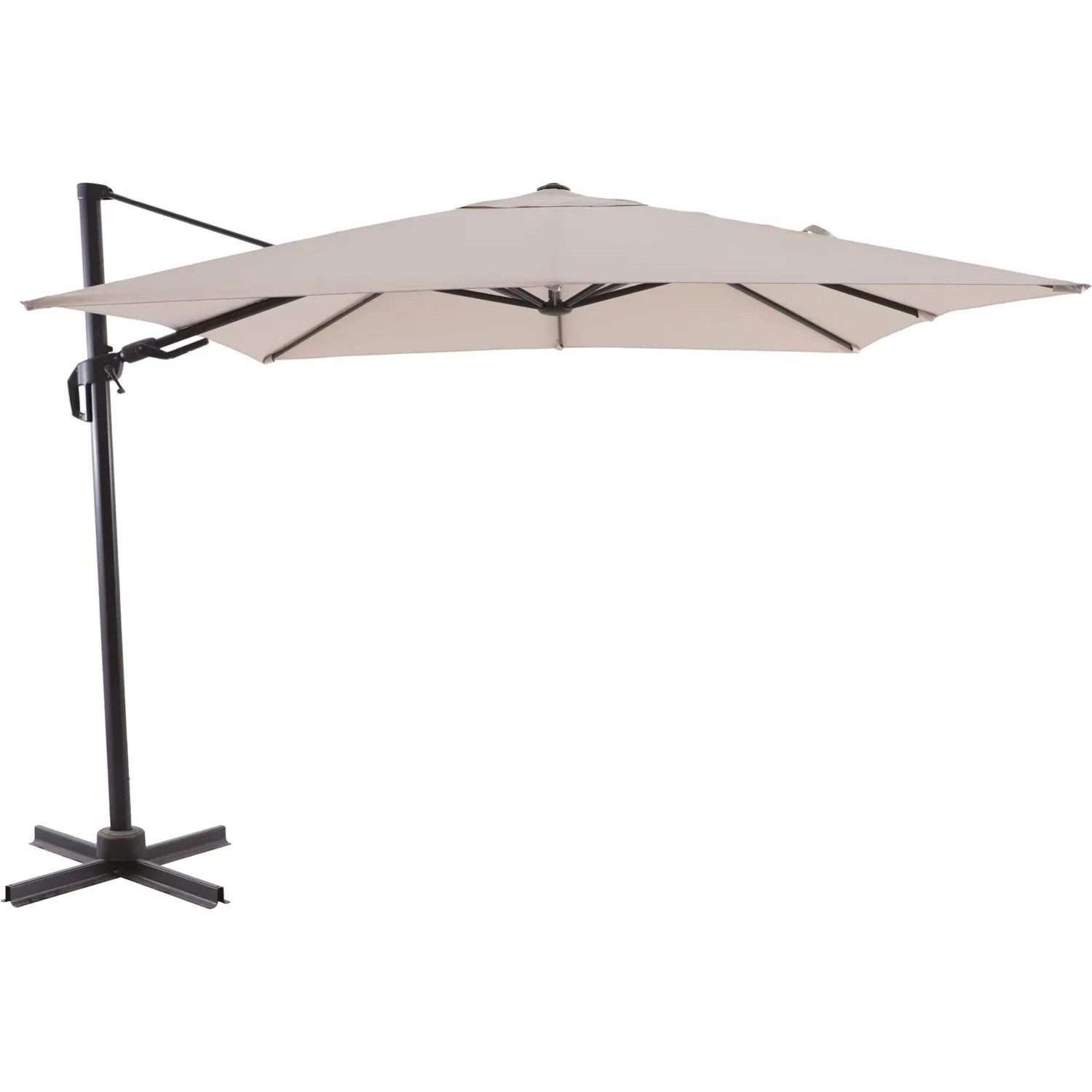 Parasol ogrodowy LAMESA beżowy - 280 x 280 cm