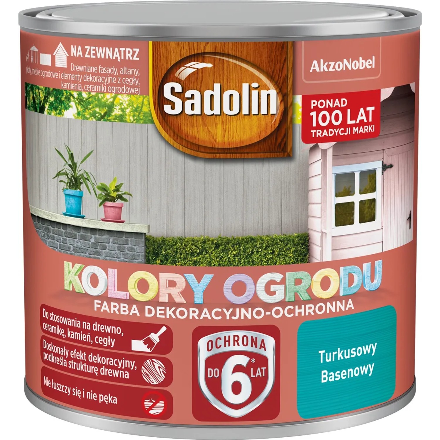 Sadolin Kolory ogrodu Turkusowy basen 250 ml