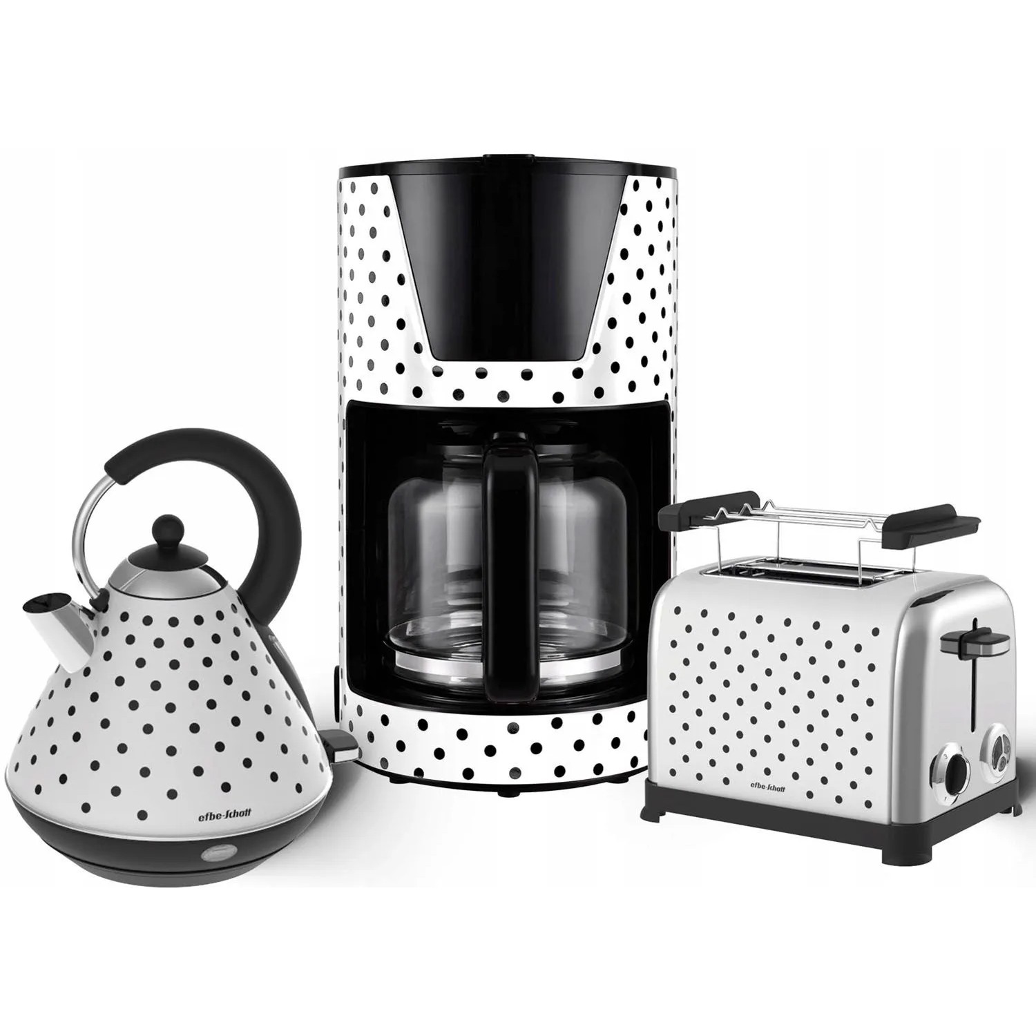 Kalorik Zestaw toster 950W + ekspres do kawy 900W + czajnik 3000W