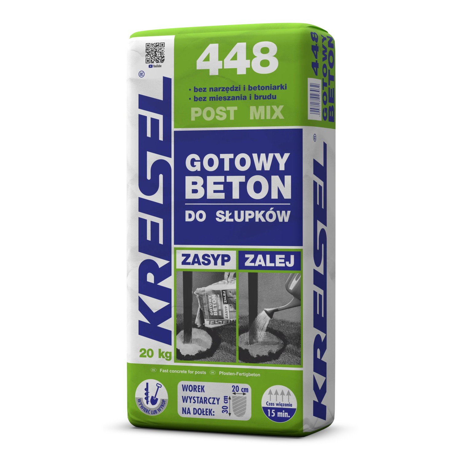 Kreisel POST MIX gotowy beton do słupków 20 kg