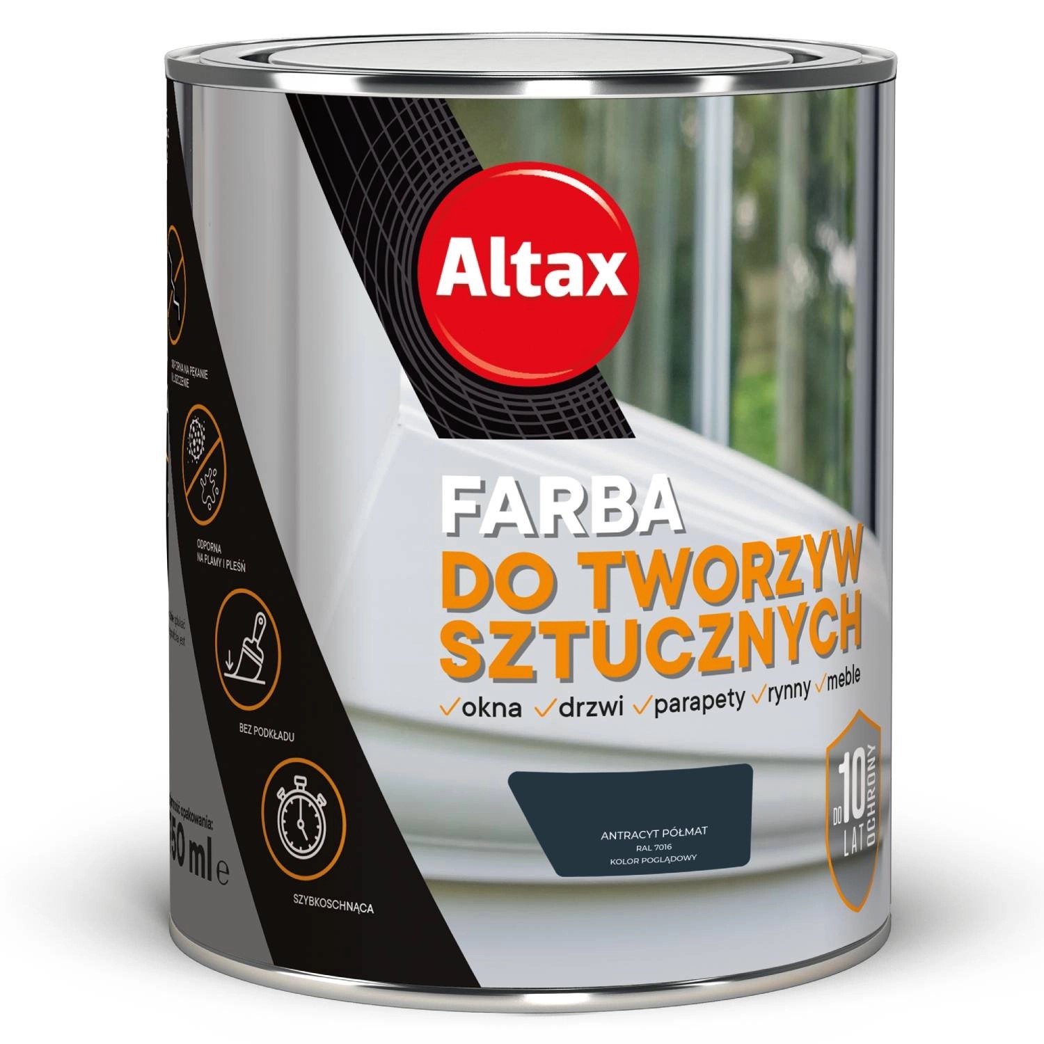 Altax Farba do PCV antracyt 0,75L
