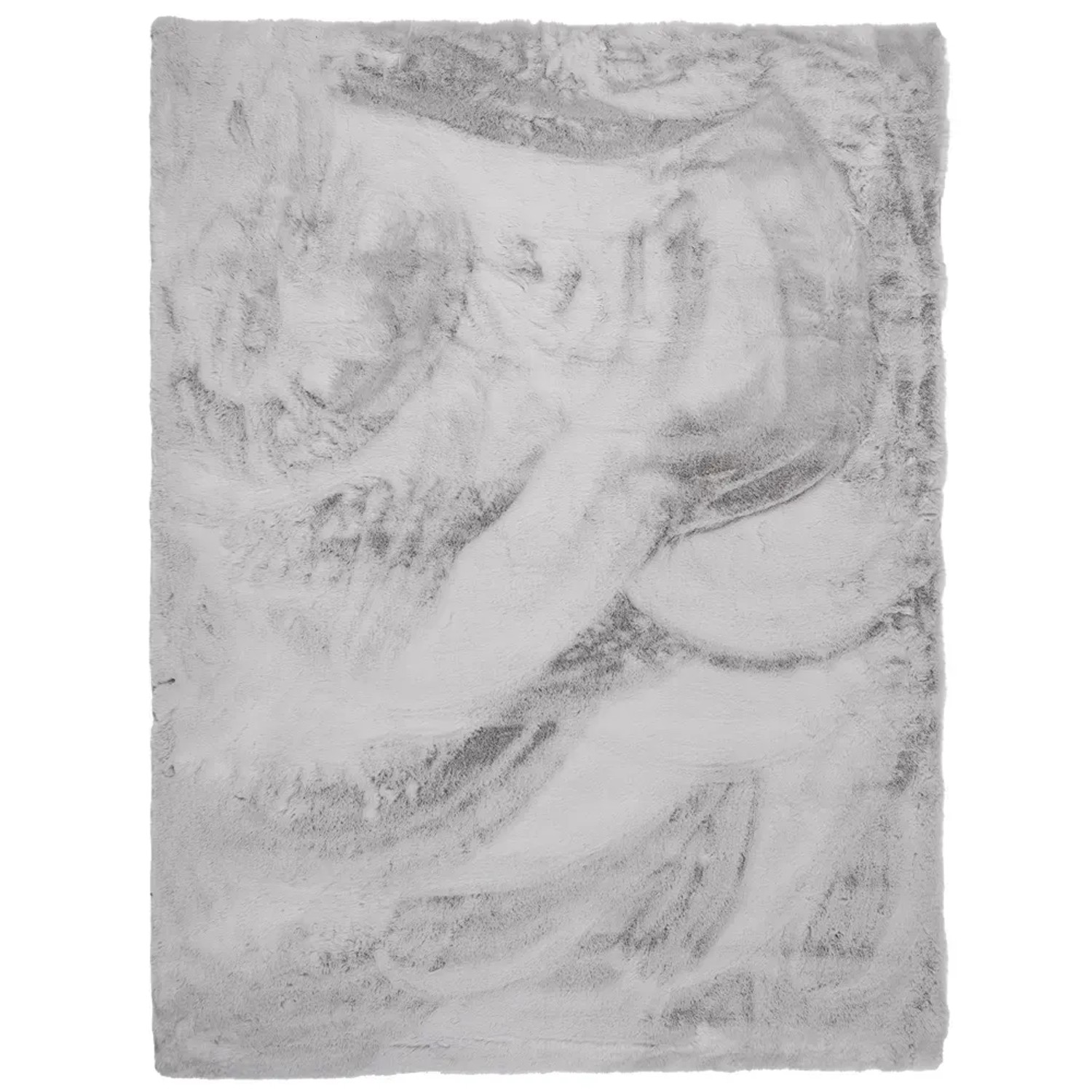 Indavo Dywan RABBIT-FUR 50 x 80 cm jasny szary