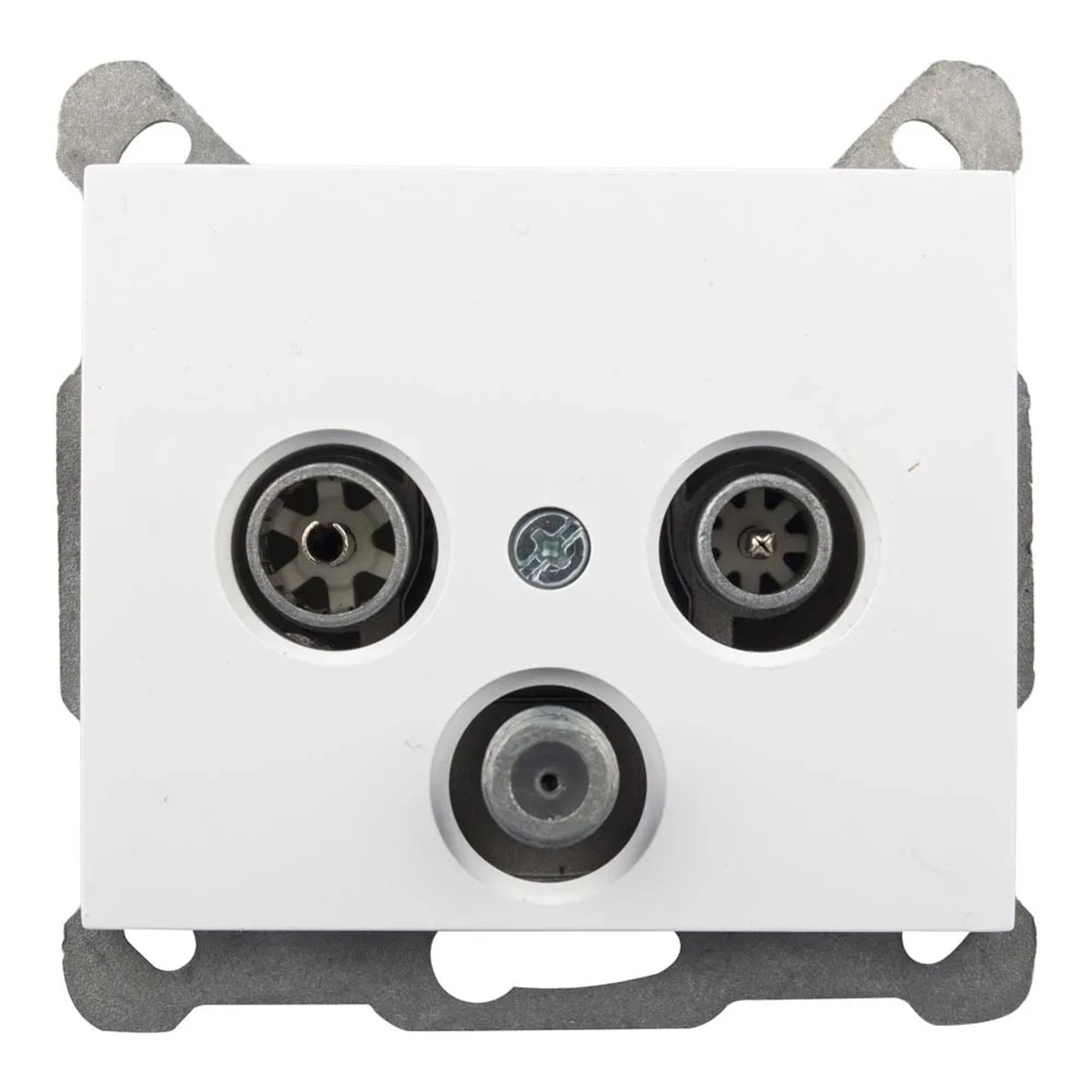 Abex Gniazdo Nova Moduł RTV SAT białe