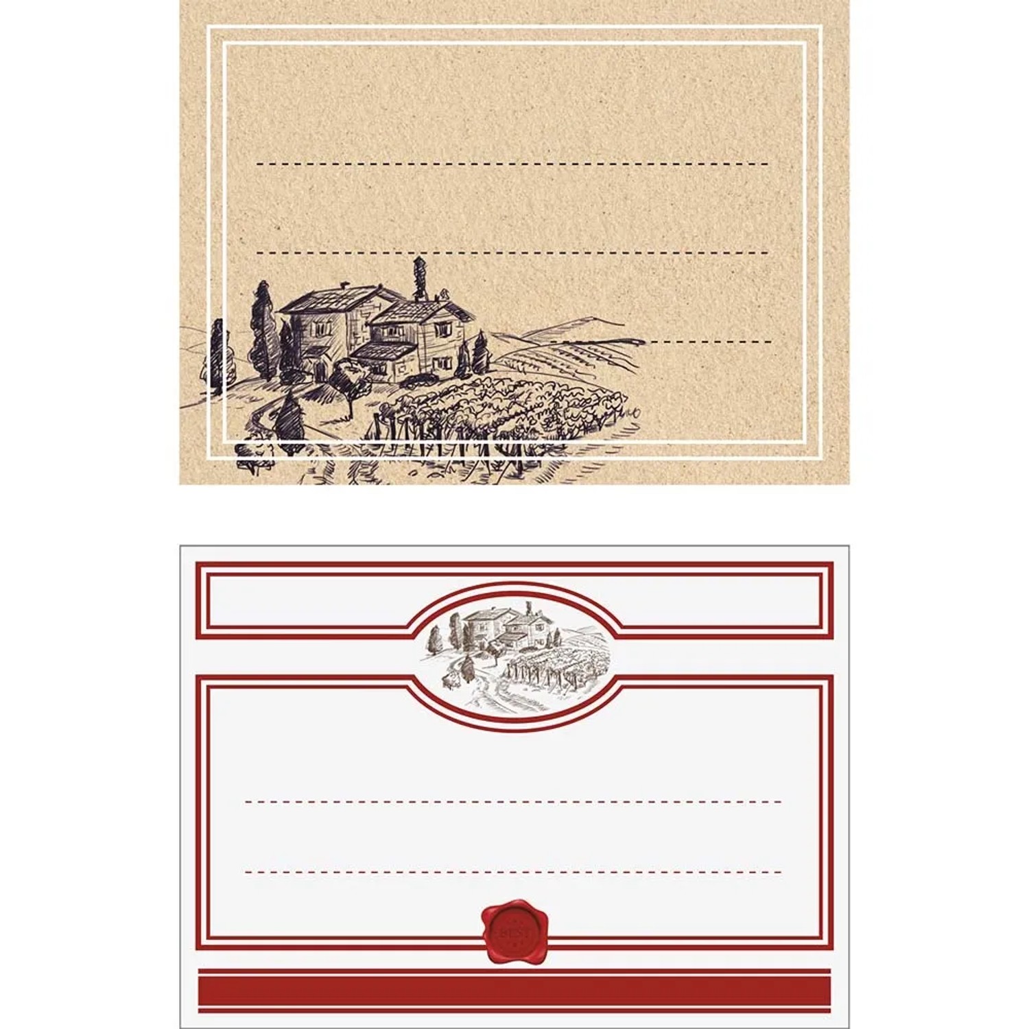 Etykiety samoprzylepne 90/65 mm - 20 szt.