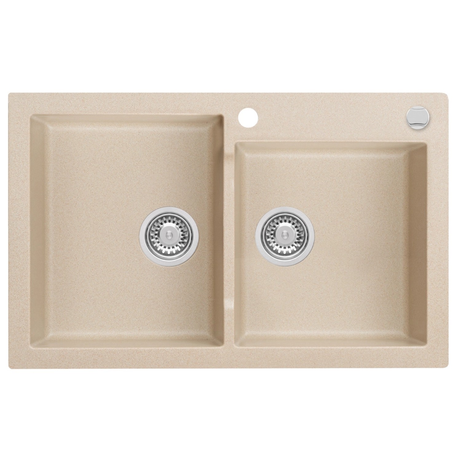 Zlewozmywak Mojito 14 2-kom. beż 79x50 cm