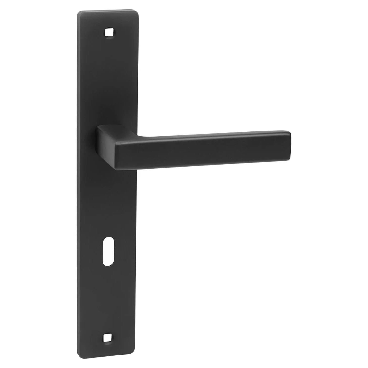 Klamka Rando na klucz czarna