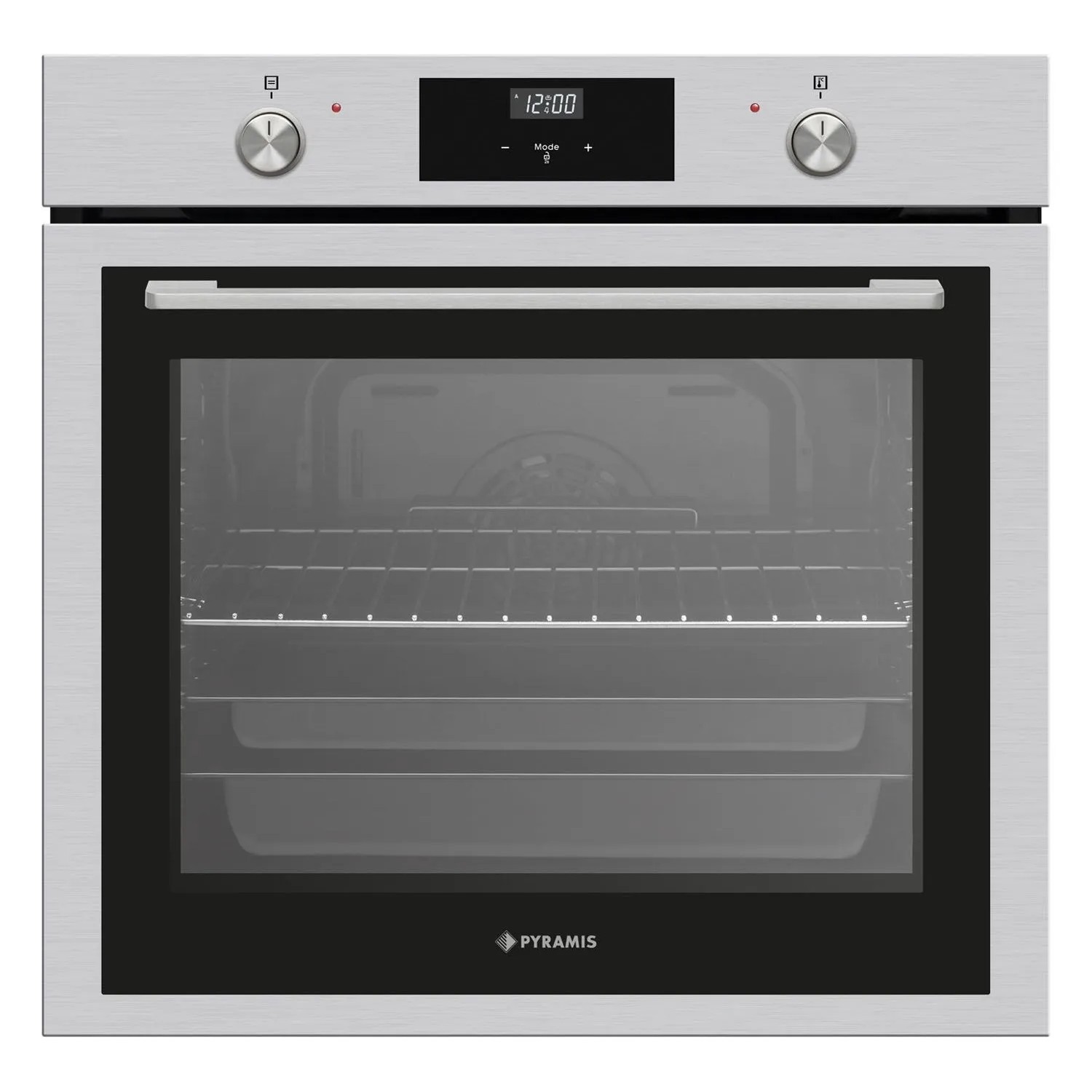 Pyramis Piekarnik do zabudowy PO78042009PIX inox 59,5 cm