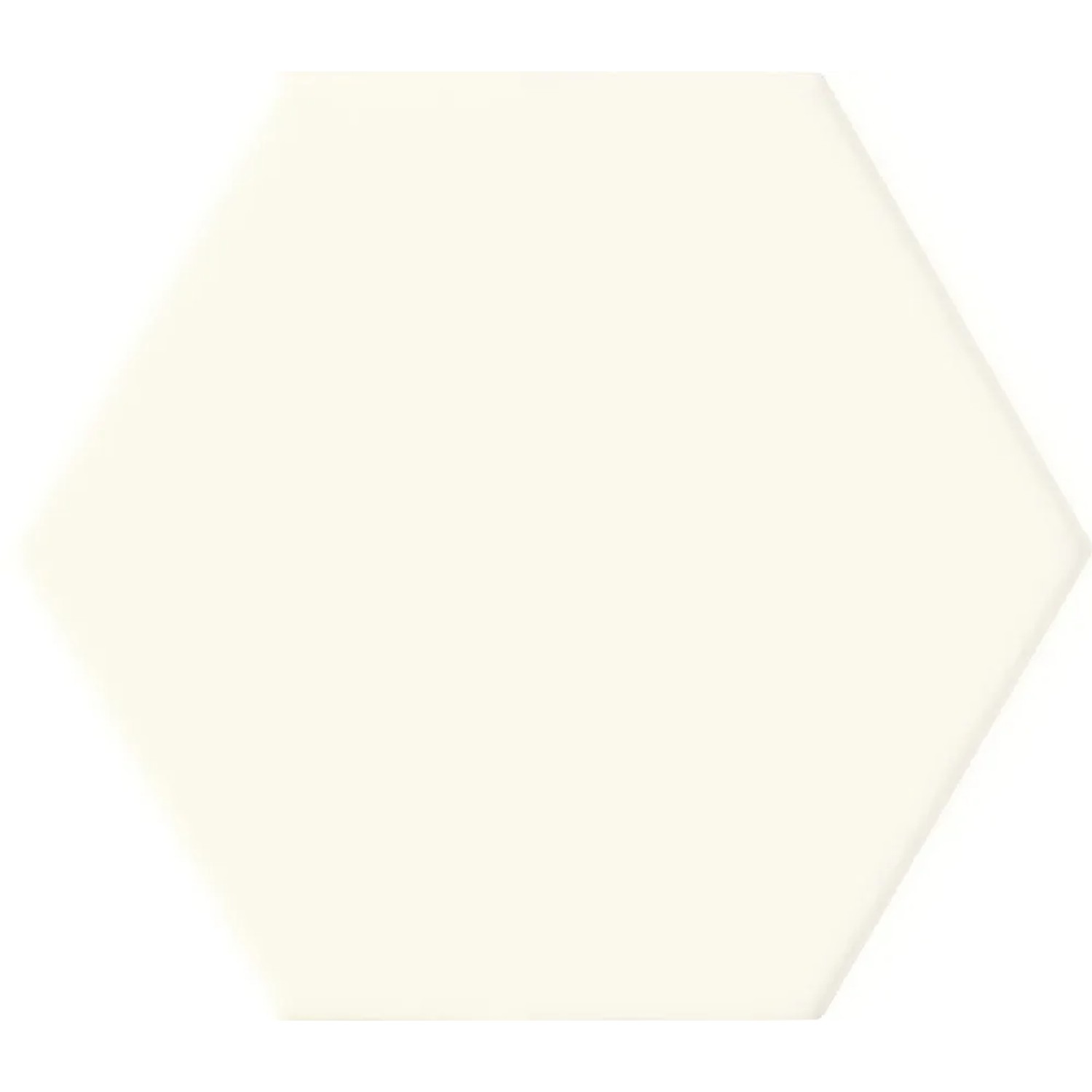 Glazura Burano white hex 11 x 12,5 cm