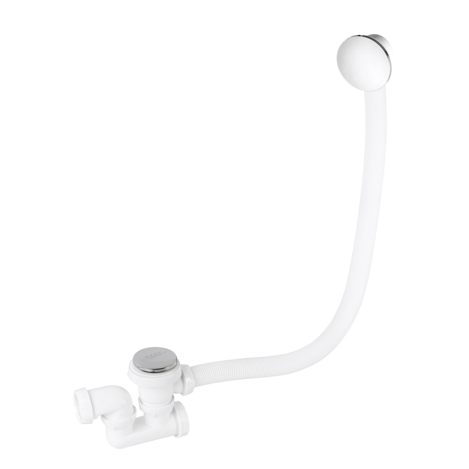 Tycner Wirquin Syfon wannowy klik chrom