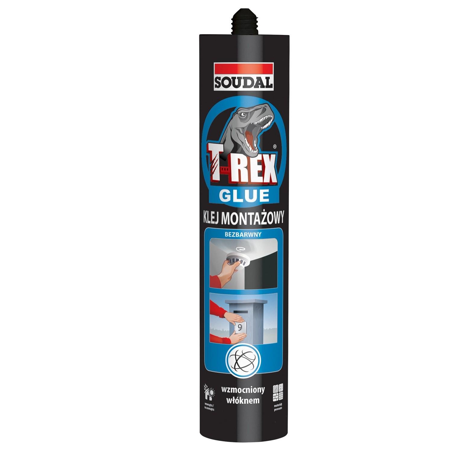 Soudal Klej montażowy T-REX bezbarwny 310 ml
