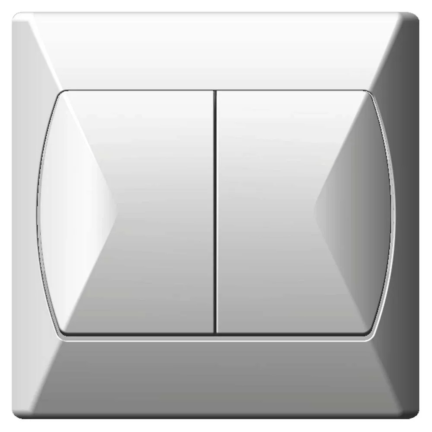 Łącznik świecznik Akcent ŁP-2A/00 biel