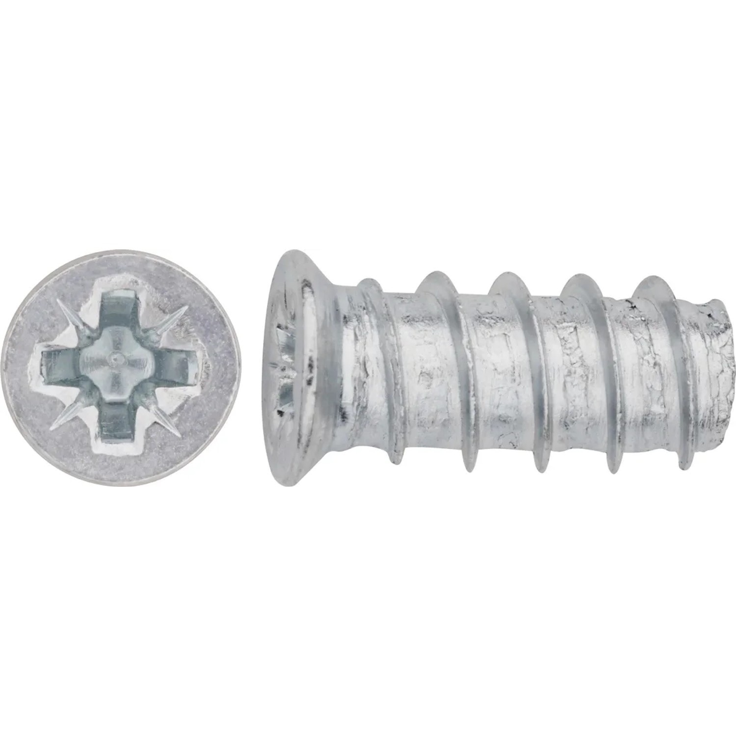 LUX-TOOLS Wkręt Euro z łbem płaskim Ø 6 mm x 13 mm ocynkowany 20 szt