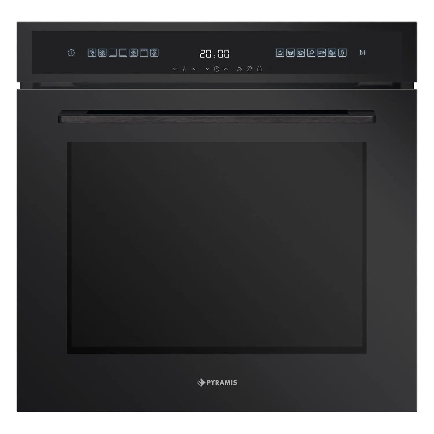 Pyramis Piekarnik do zabudowy PO78123010BLM czarny 59,5 cm