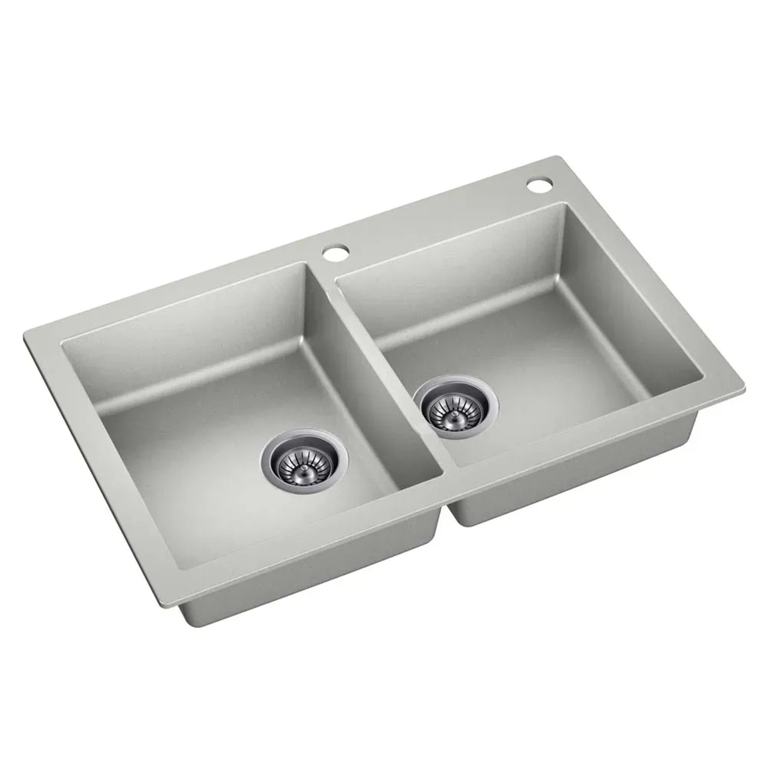 Zlewozmywak Mojito 14 2-kom. szary 79x50 cm