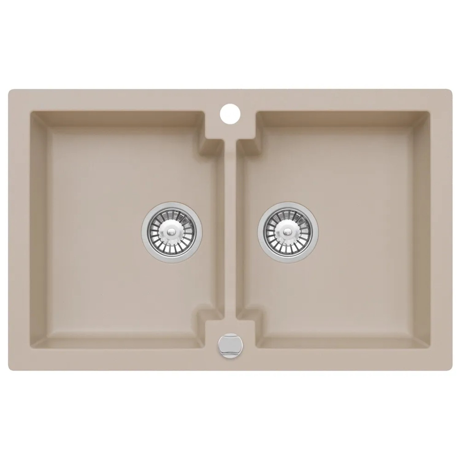 Zlewozmywak Mojito 16 2-kom. caffe latte 79x50 cm