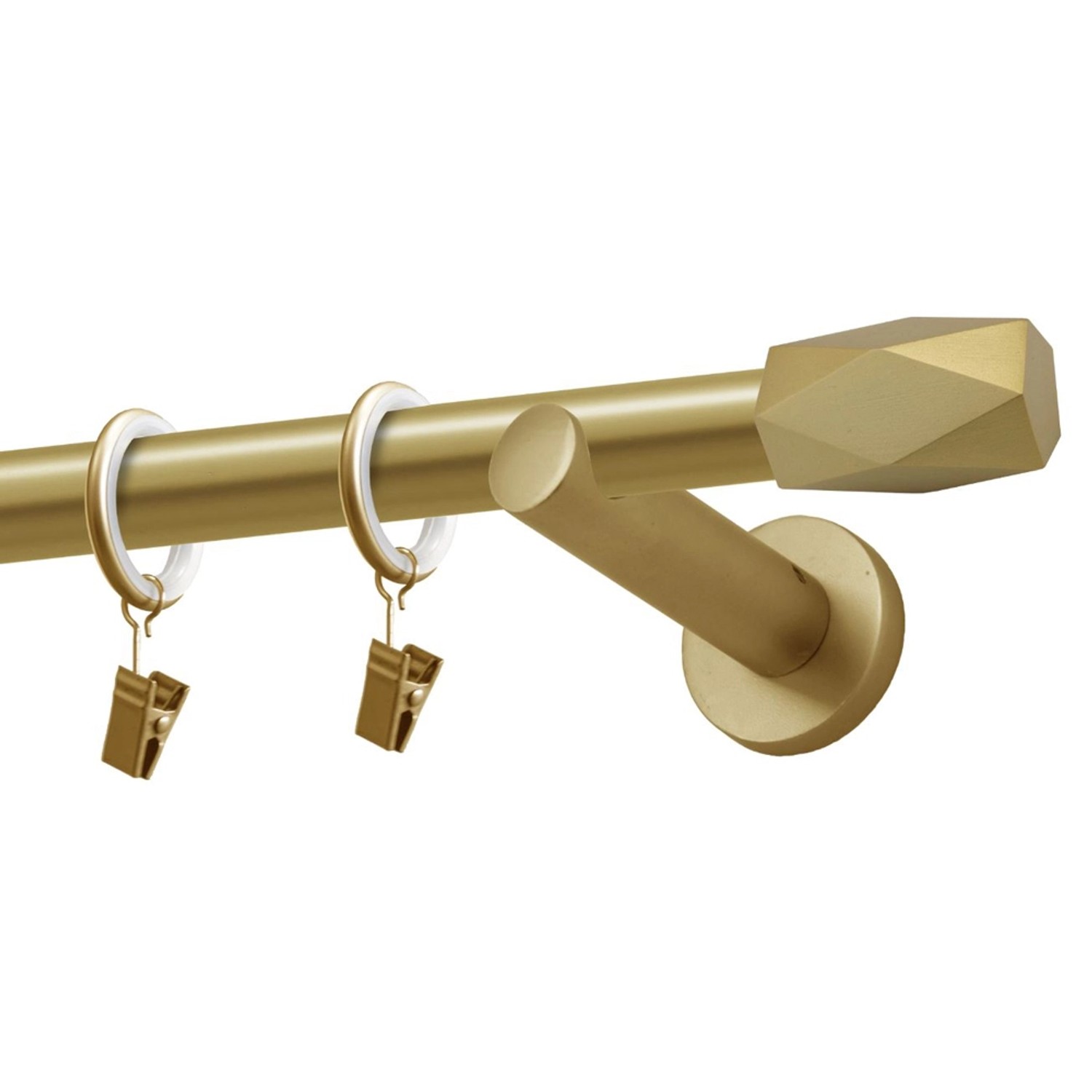 Gardinia Karnisz HEX pojedynczy 19 mm złoty 240 cm