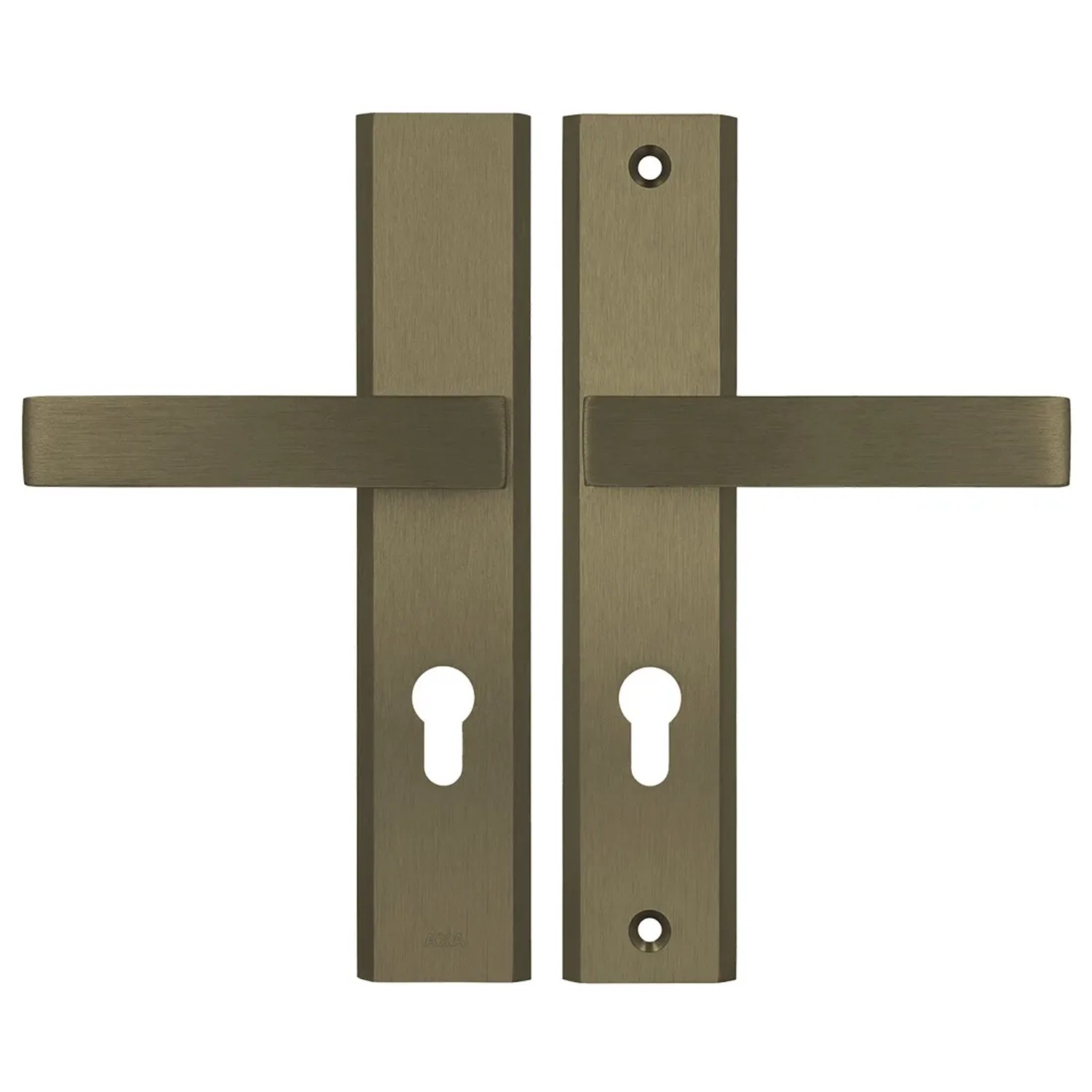 Klamka do drzwi zewnętrznych Haga stare złoto