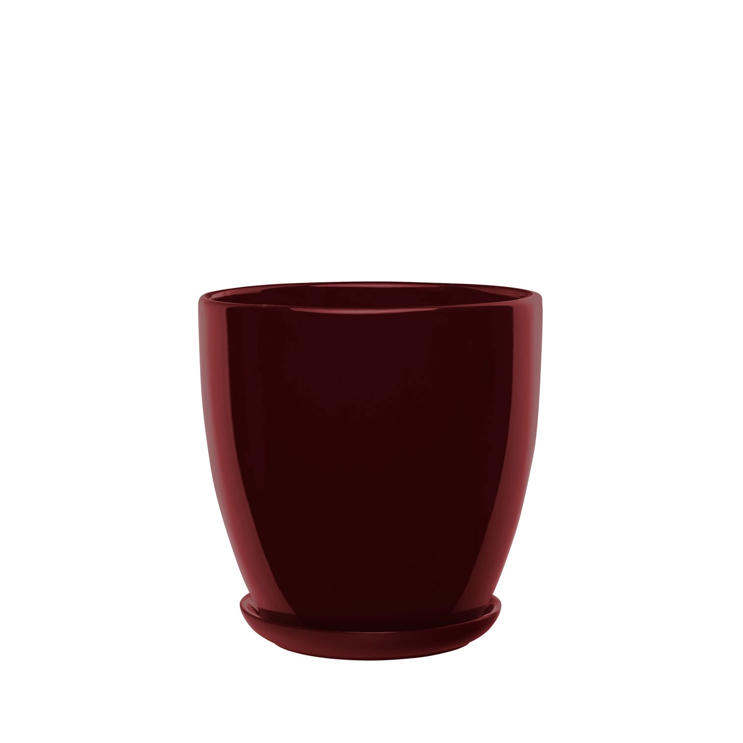 Donica z podstawką Sofia bordowa - 37 cm