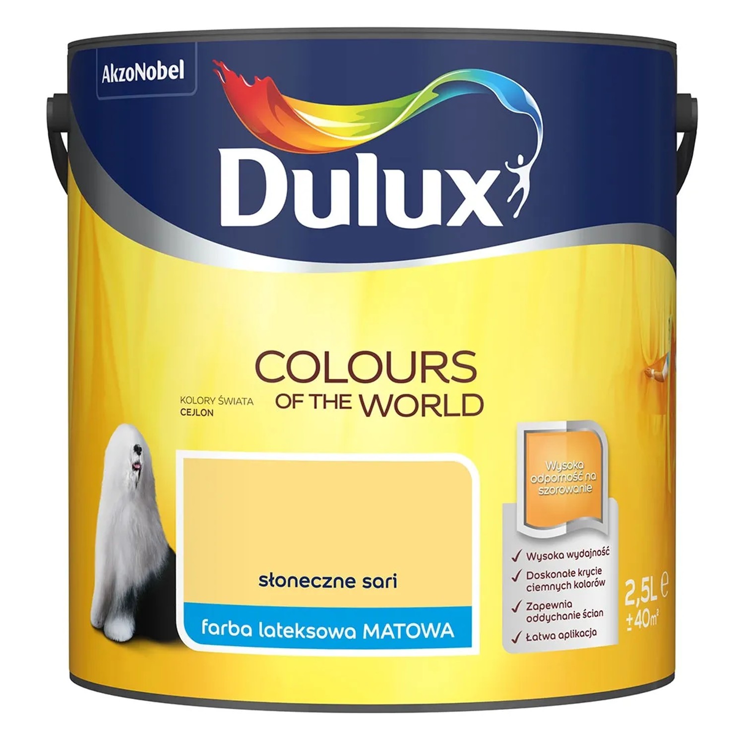 Farba Dulux Kolory Świata słoneczne Sari 2,5 l