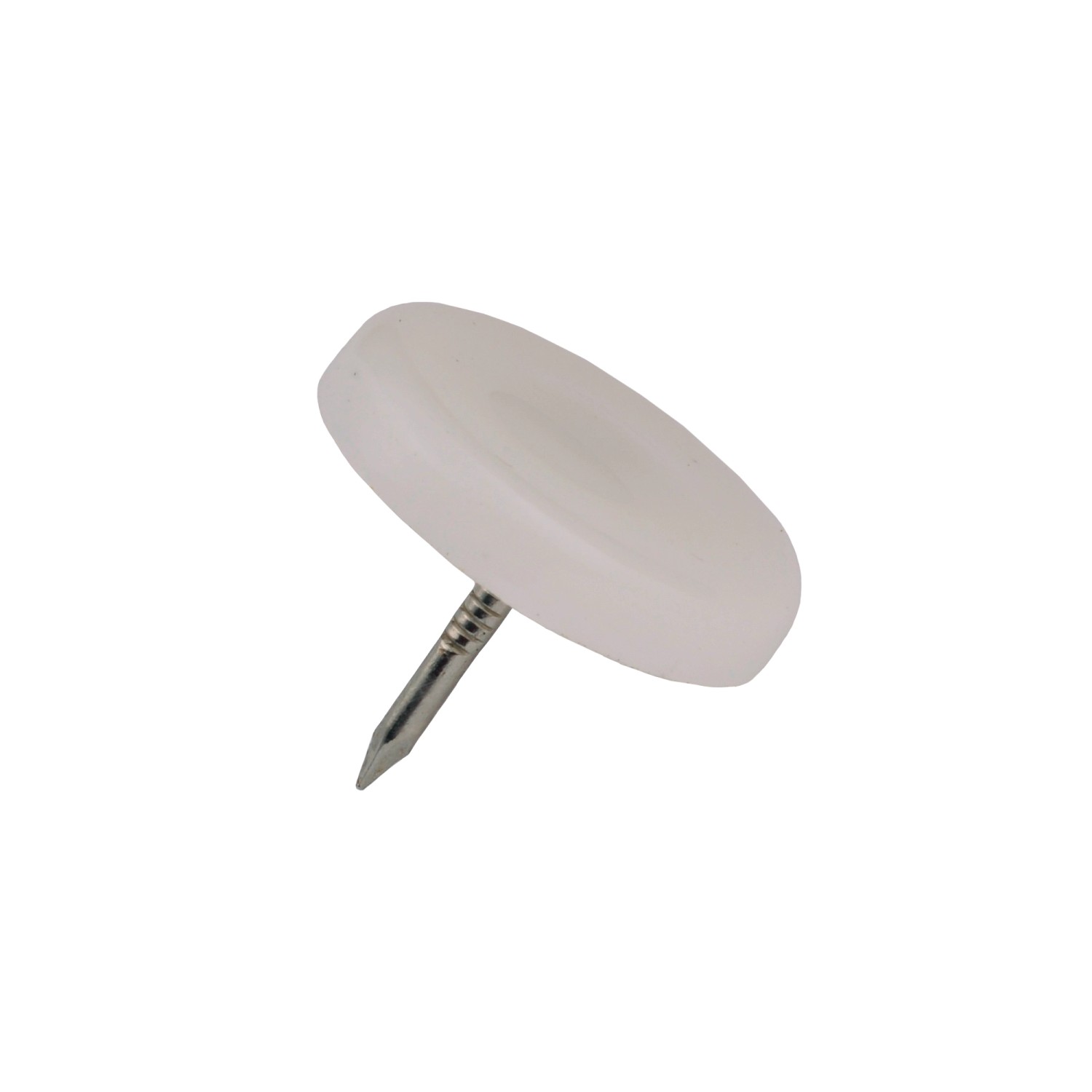 Hettich Podkładka wbijana z tworzywa sztucznego biała śr.25 mm 8szt.