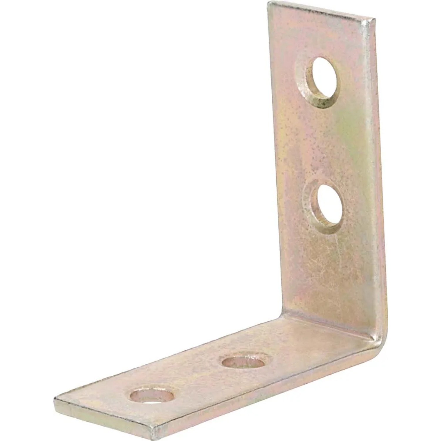 Kątownik meblowy 40 mm x 40 mm x 14 mm ocynkowany na żółto