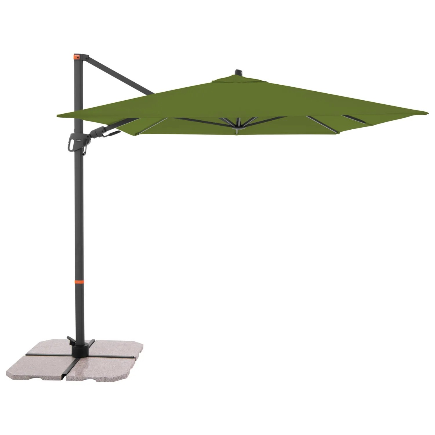 Parasol ogrodowy MY ZONE kiwi - 320 x 240 cm