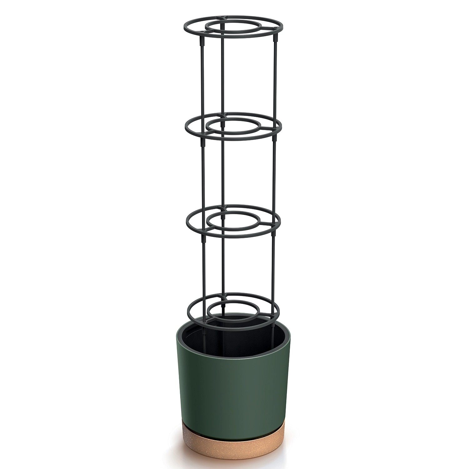 Prosperplast Donica na pomidory DEPO300 zielona 30 x 30 x 28 cm