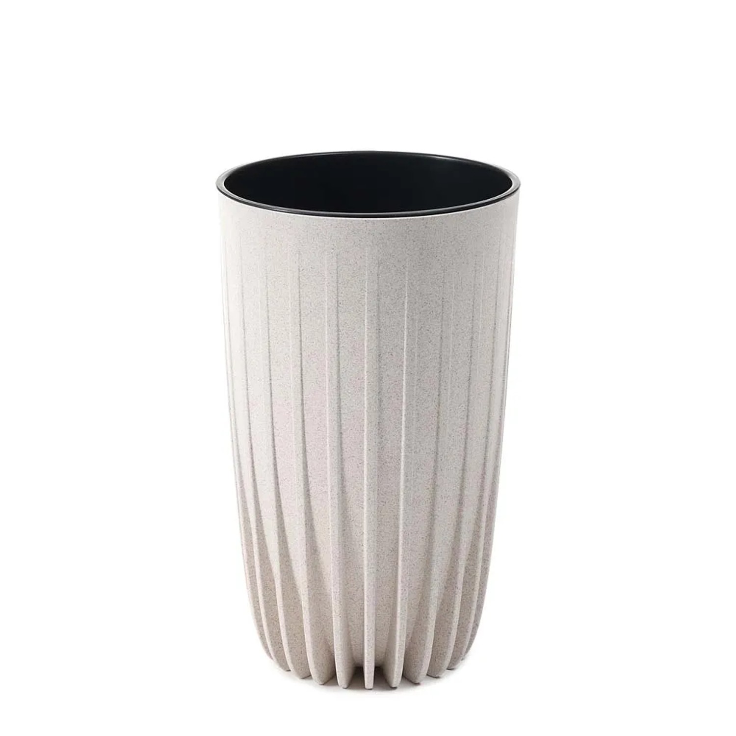 Donica Mira wysoka biały - śr. 25 cm